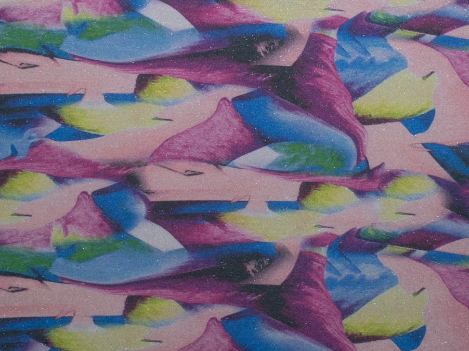 145cm Printed Katrina Lime Light DR2237-14