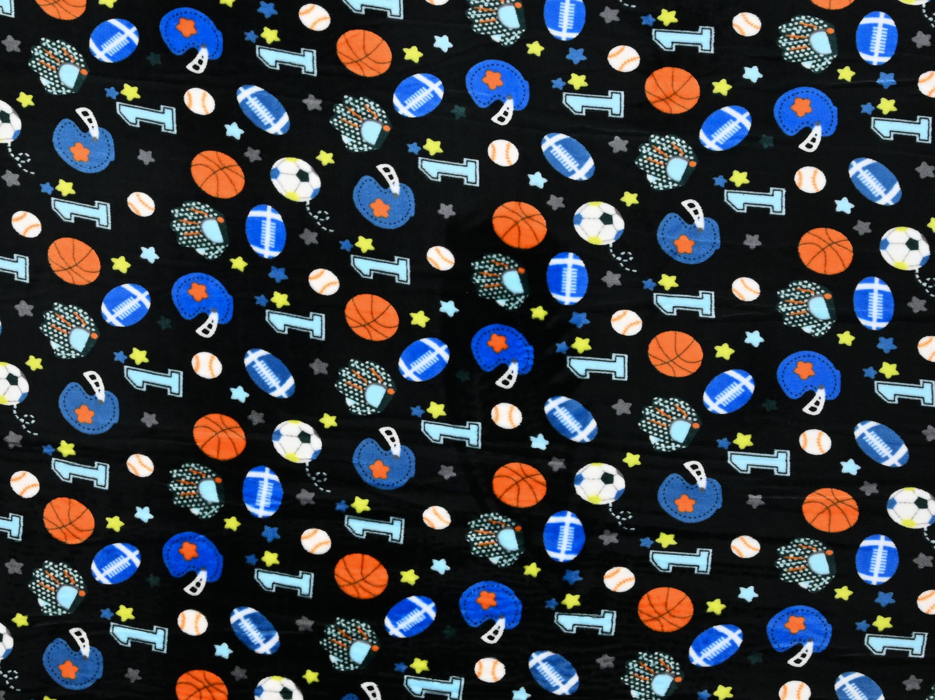 150cm Printed  Mongolian Fleece DR2291-34