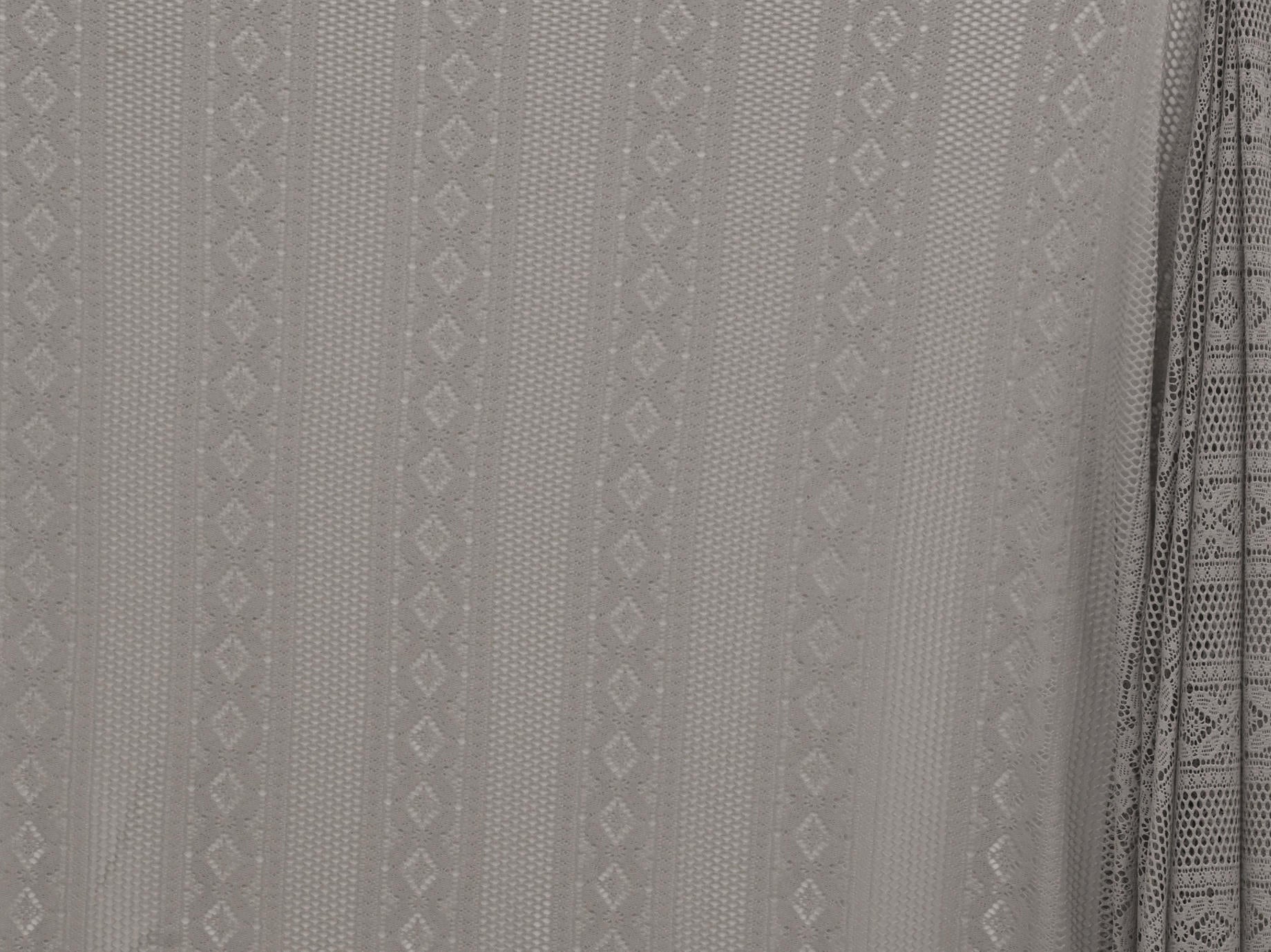 160cm Silver Foil Stretch Crochet Lace DR2401-2