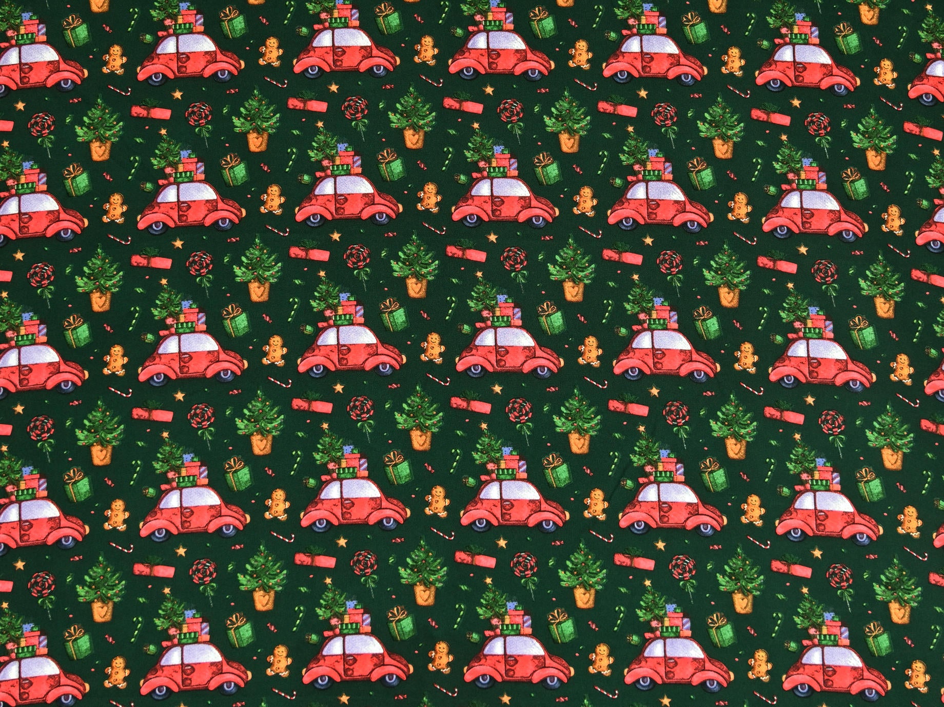 150cm Printed X-Mas Mini Matt DR244-89