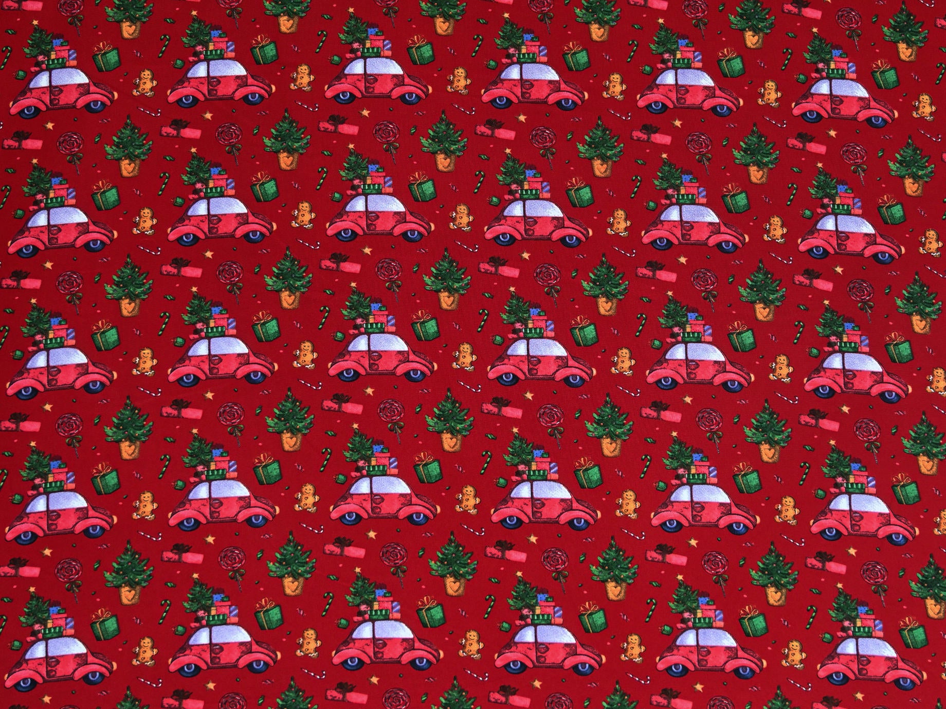 150cm Printed X-Mas Mini Matt DR244-90