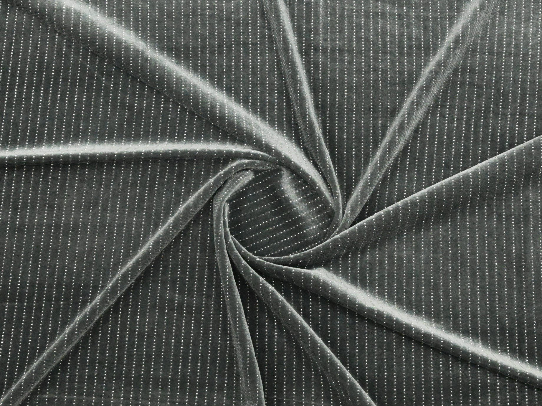 150cm K/Glitter Stripe Stretch Velvet DR2460-3