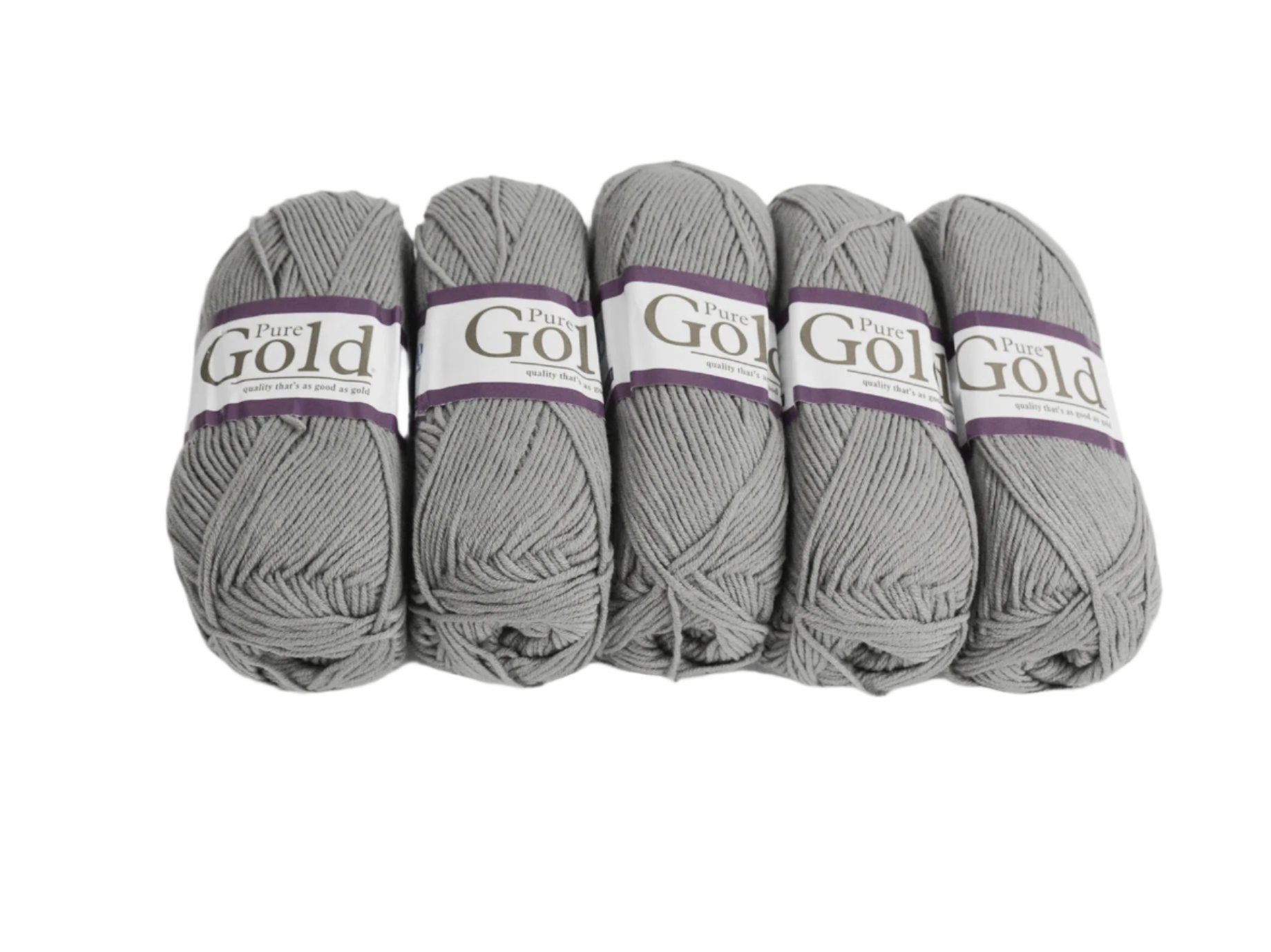100G 5Pc Pure Gold Dk Silver