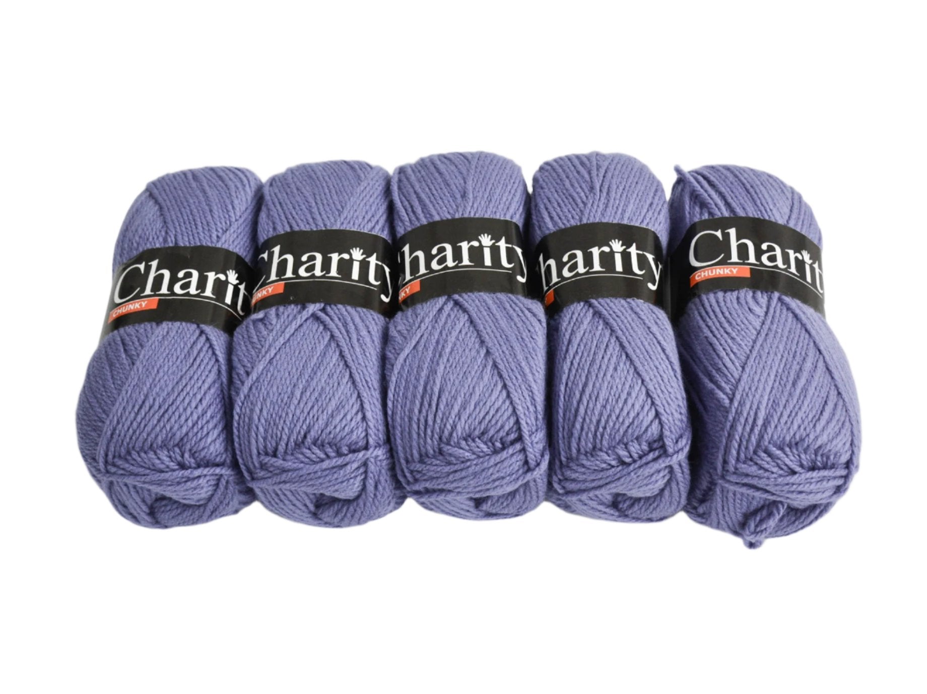100G 5Pc Charity Chunky   Mauve