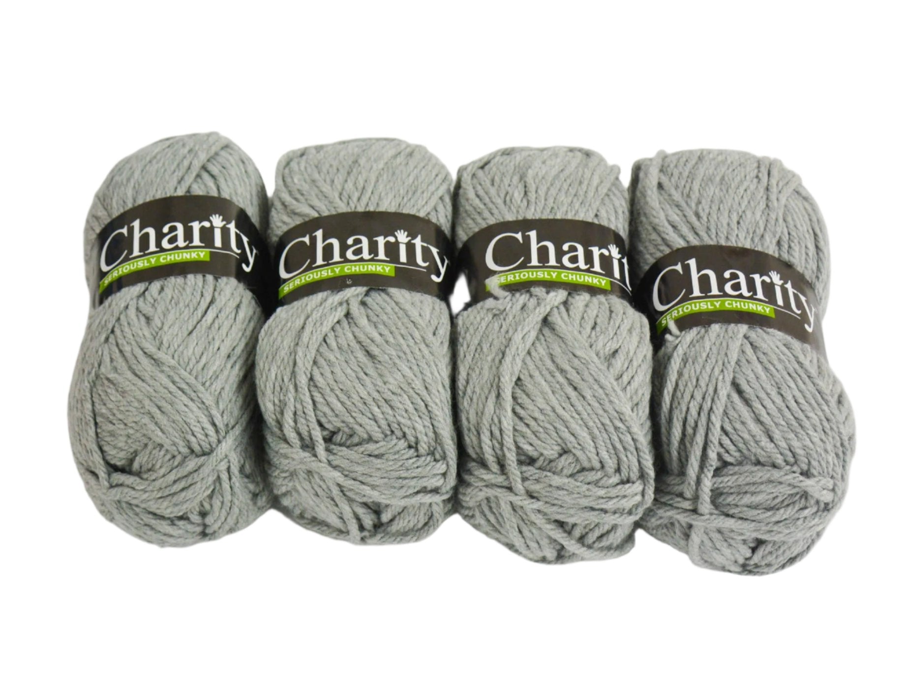 150G 4Pc Charity Seri Chunky Silver Grey