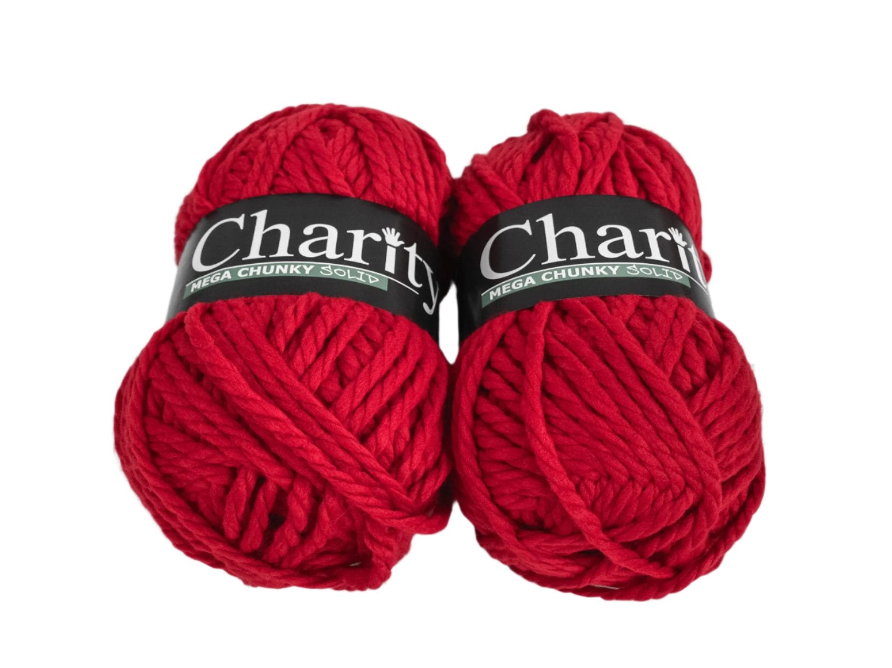 300G 2Pc Mega Chunky Solid Cherry Red