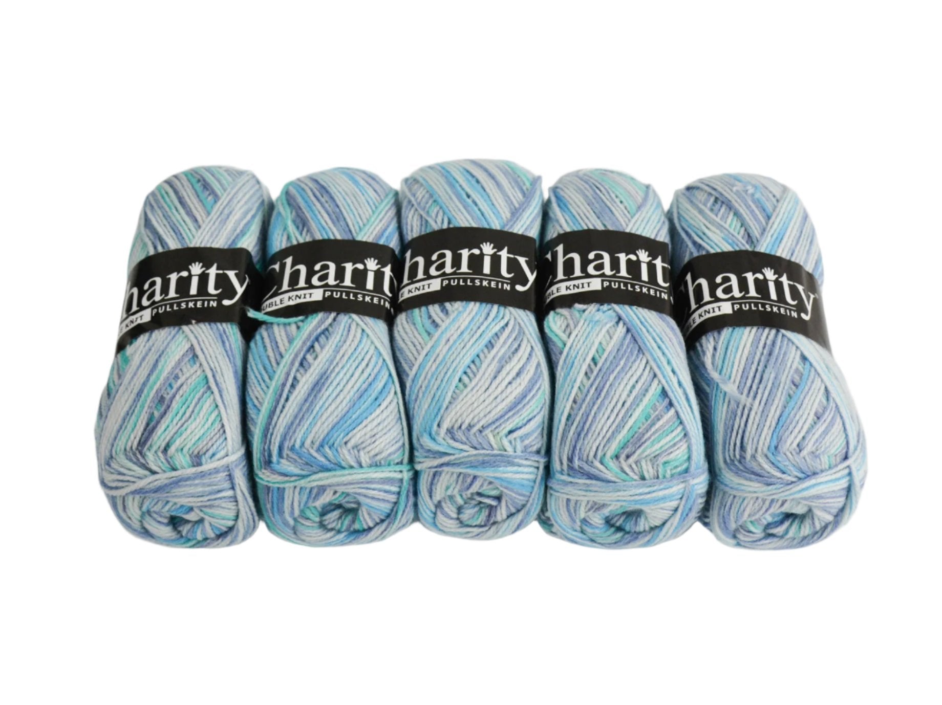 100G 5Pc Charity Print Pullskein Bahama Blue