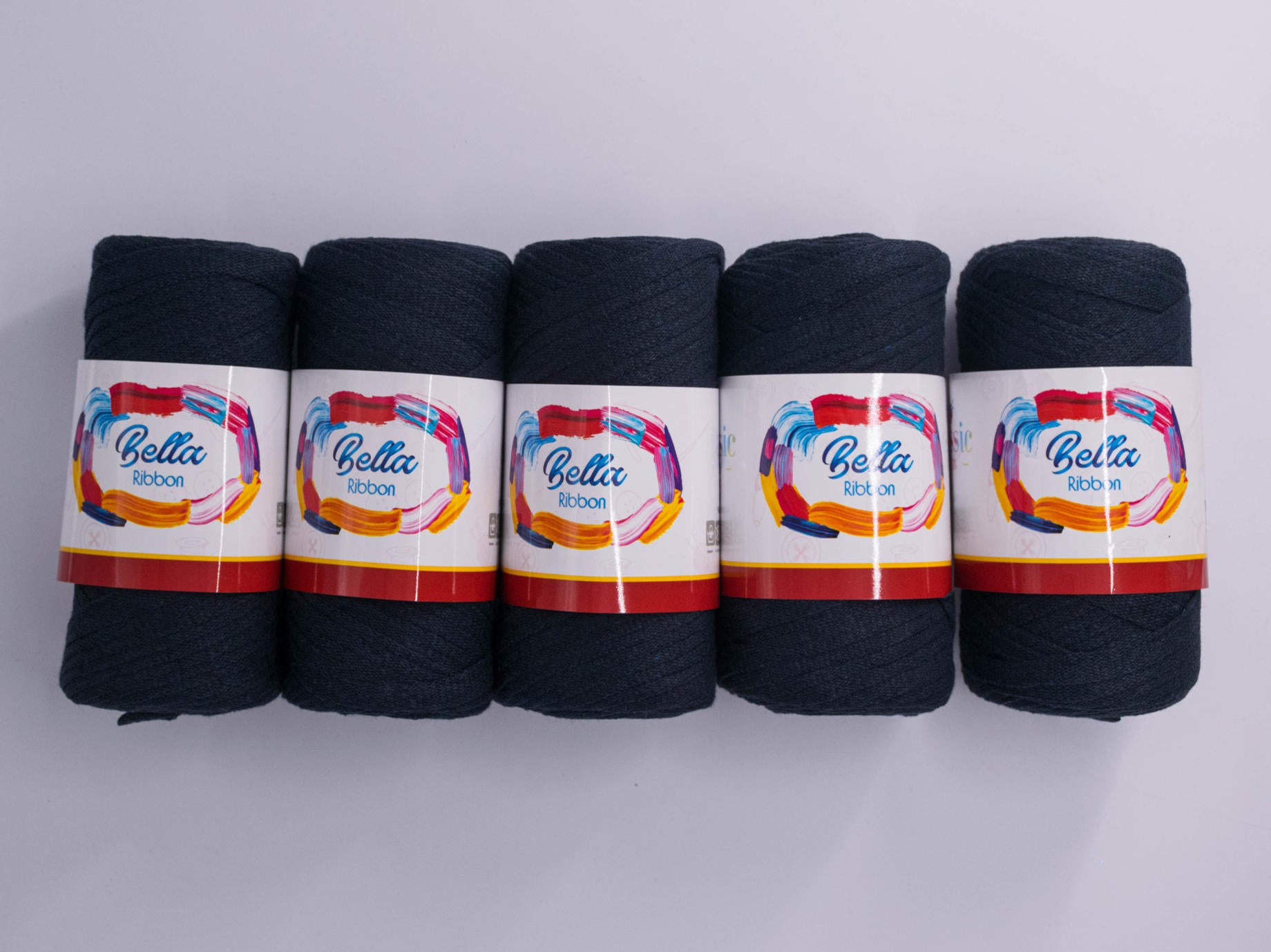 200g 5PC Bella Ribbon Navy
