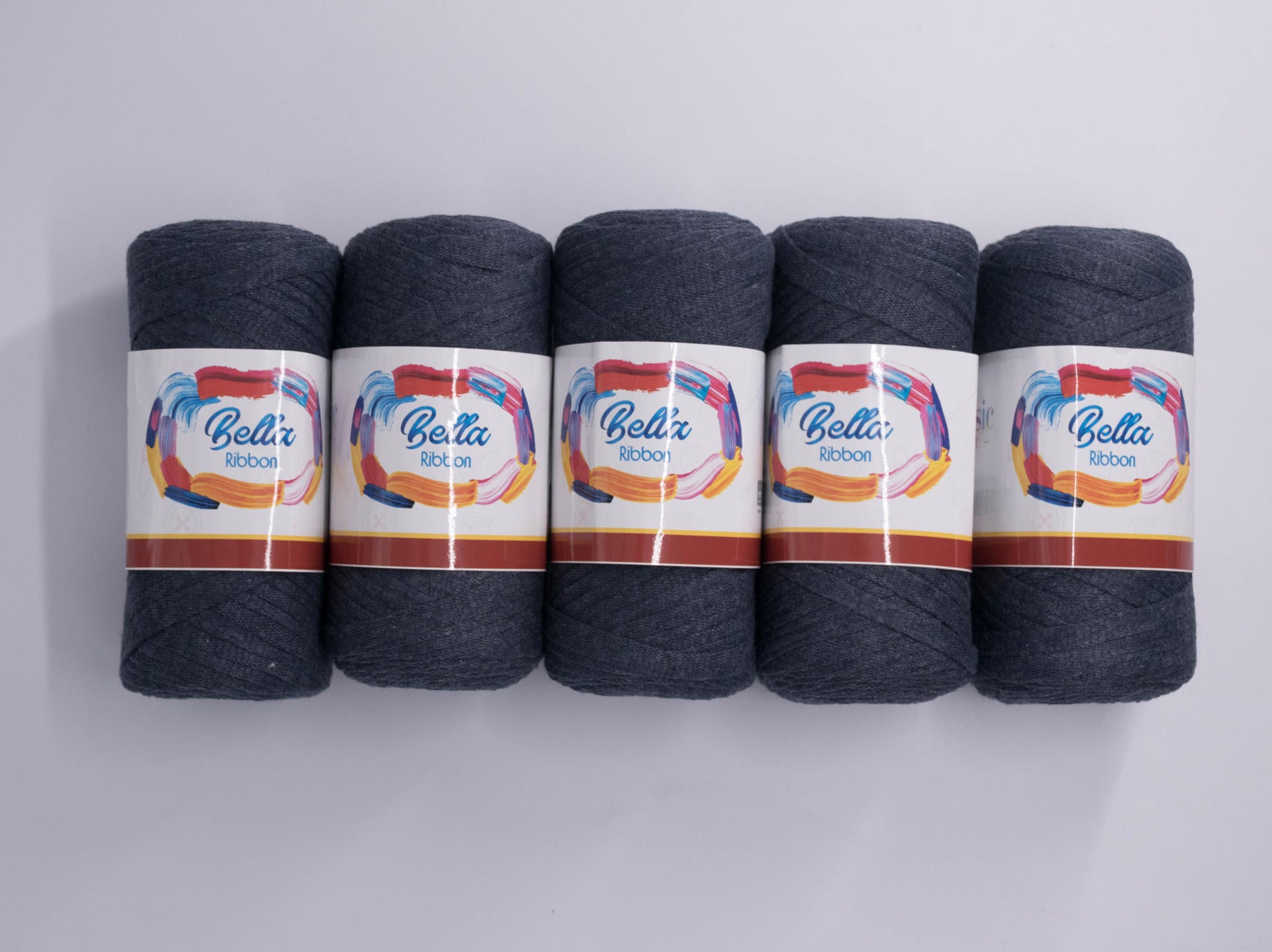 200g 5PC Bella Ribbon Dark Denim