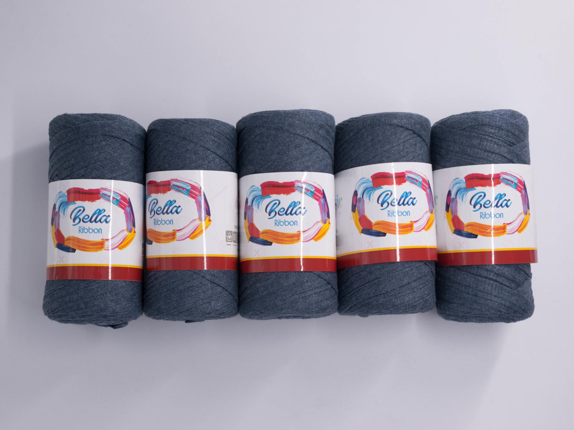 200g 5PC Bella Ribbon Light Denim