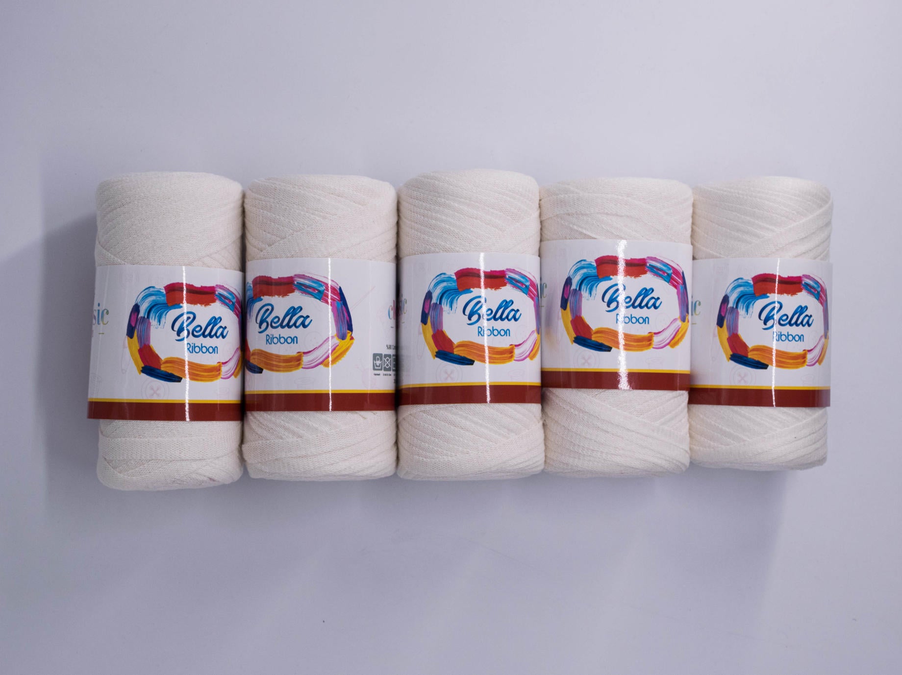 200g 5PC Bella Ribbon Cream