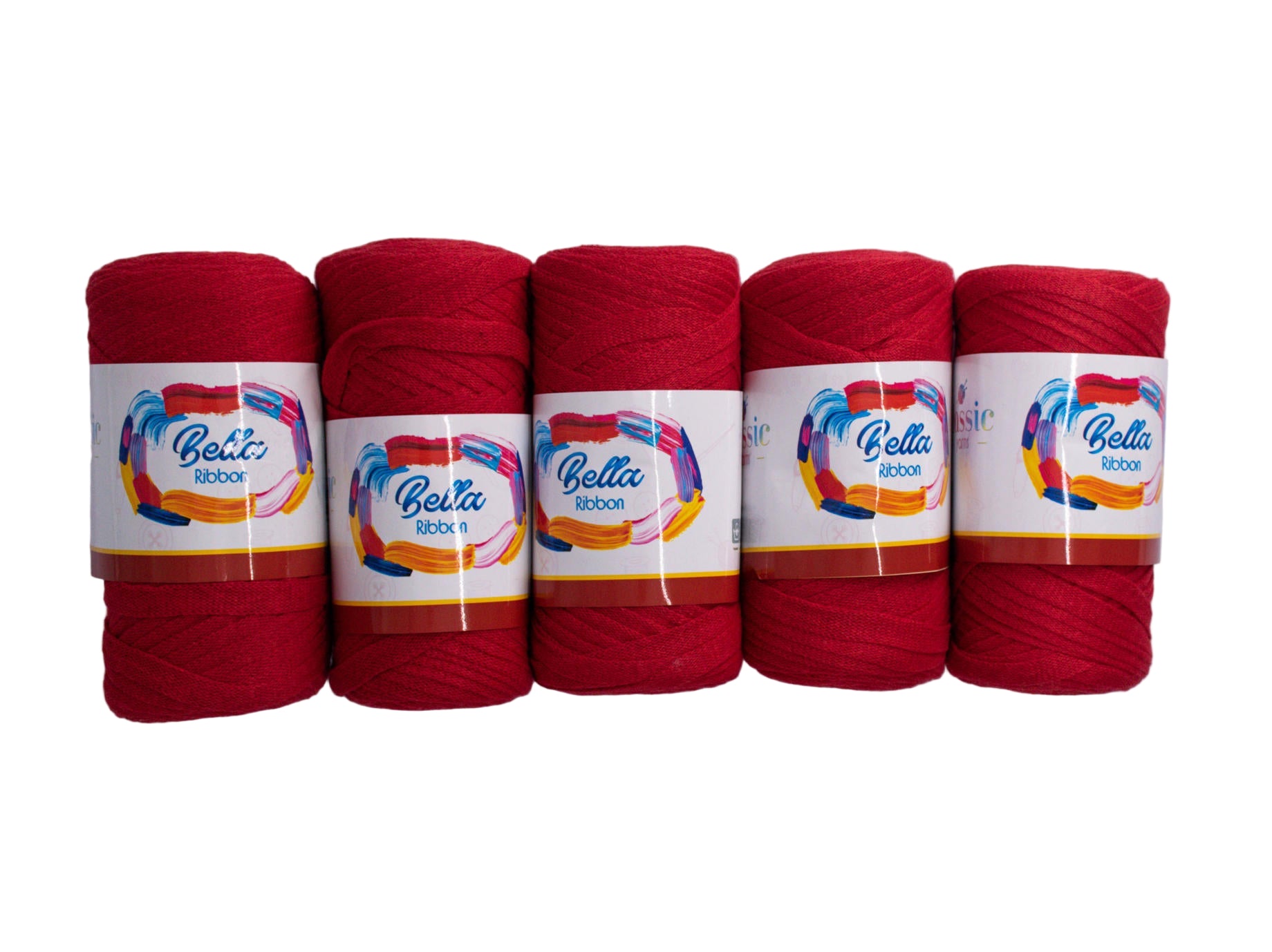 200g 5PC Bella Ribbon Red