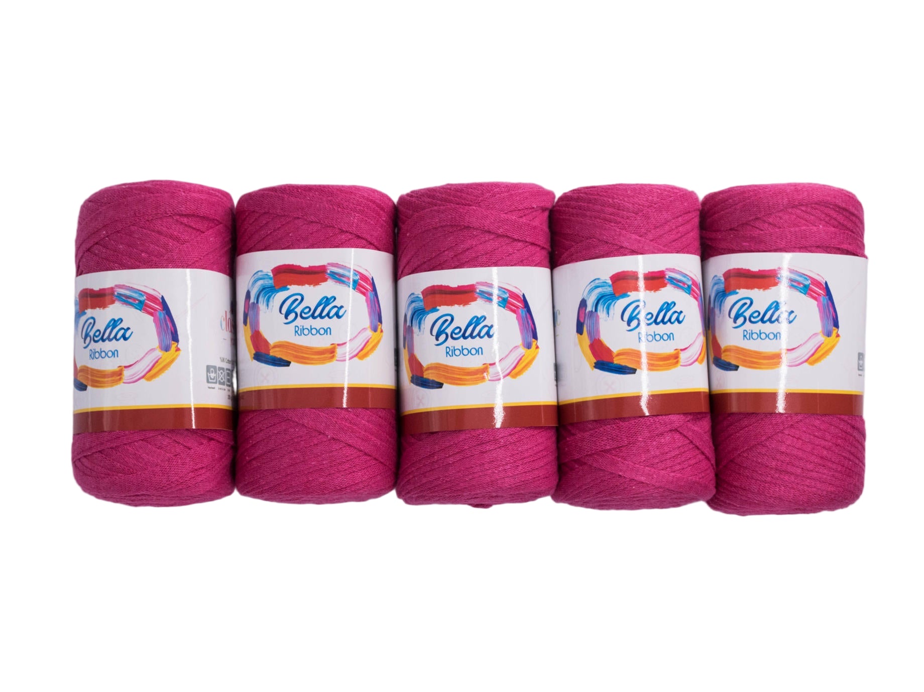 200g 5PC Bella Ribbon Pink