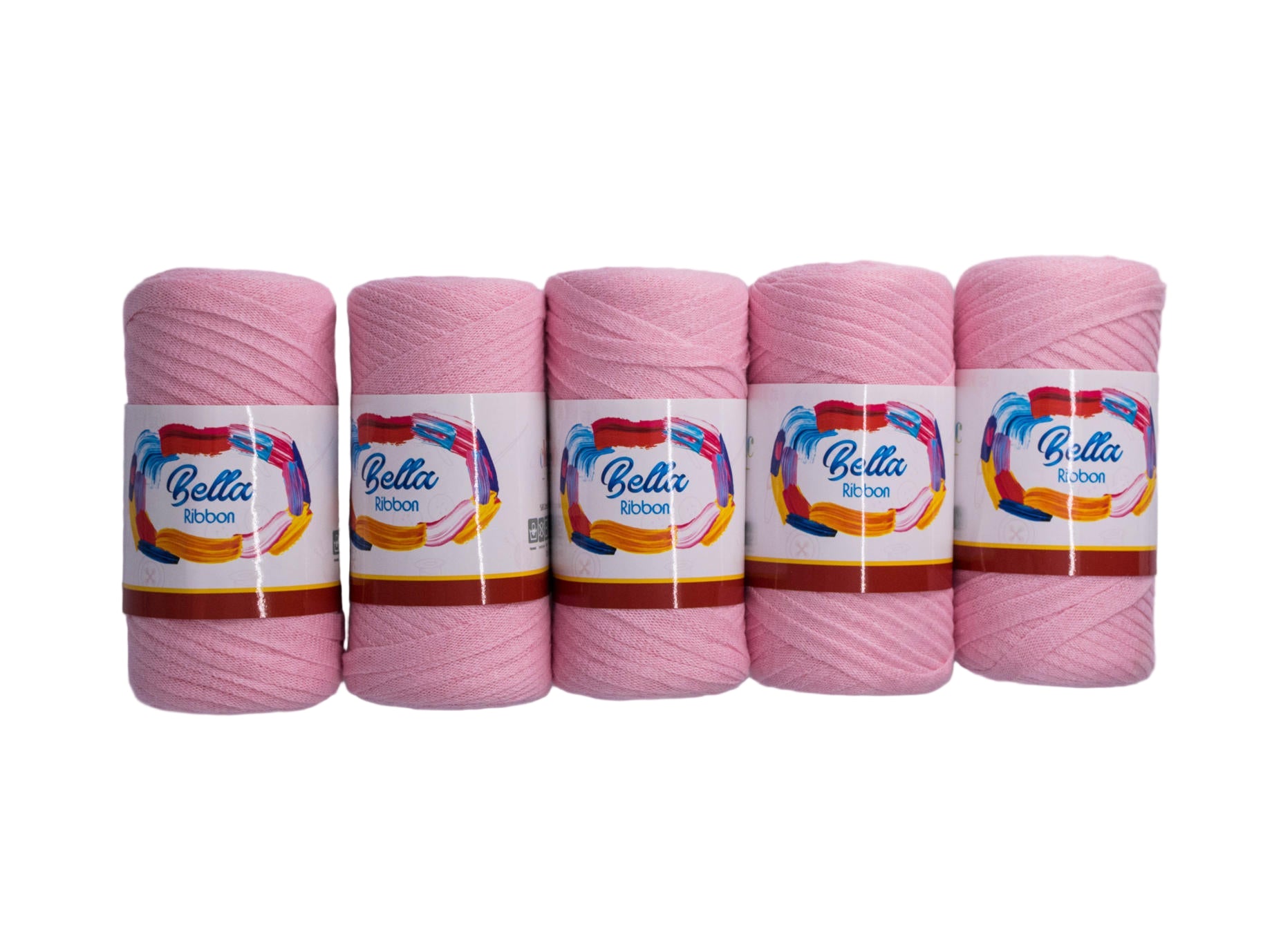 200g 5PC Bella Ribbon Light Pink