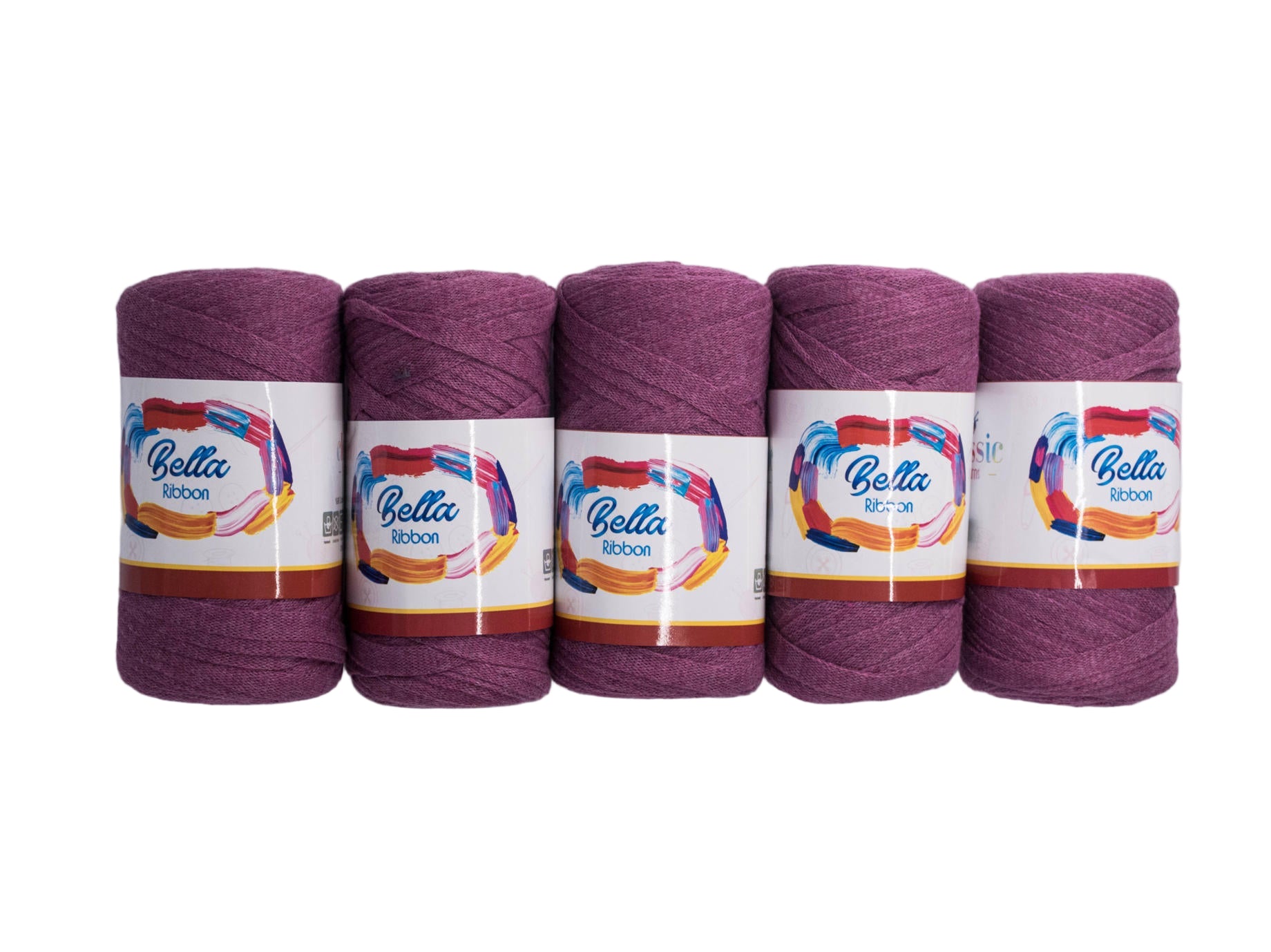 200g 5PC Bella Ribbon Fuschia