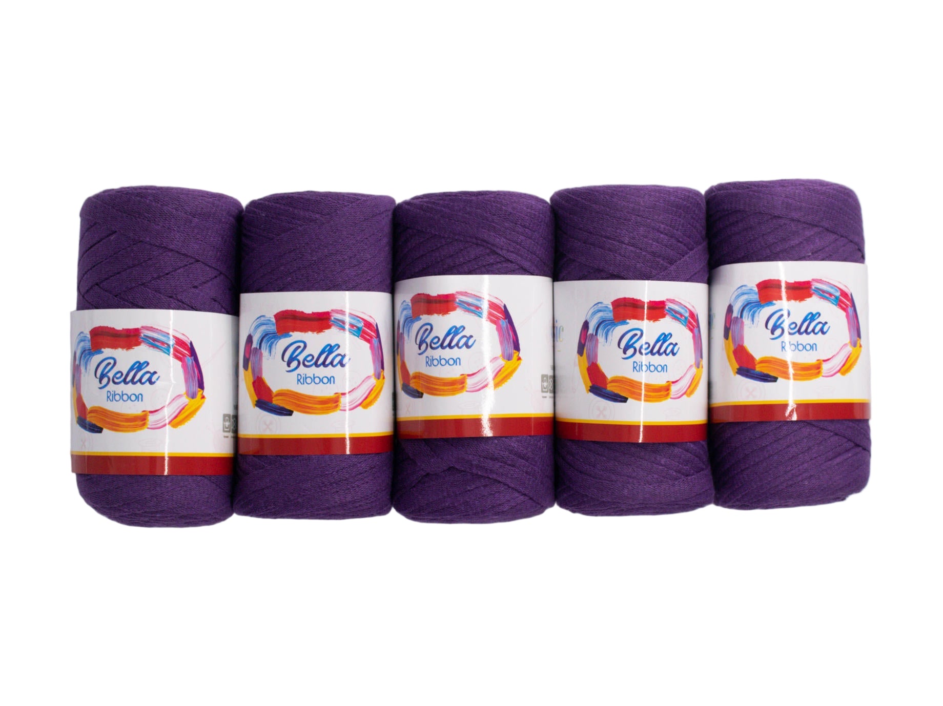 200g 5PC Bella Ribbon Purple