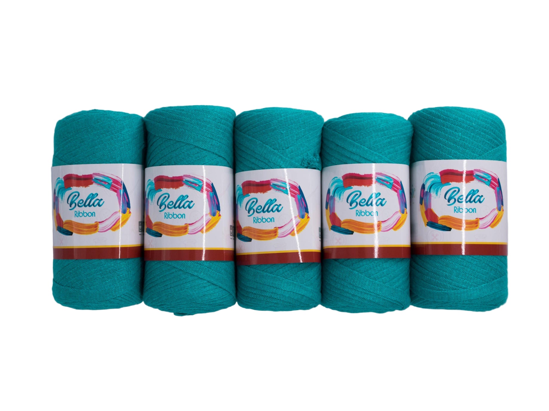 200g 5PC Bella Ribbon Turquoise