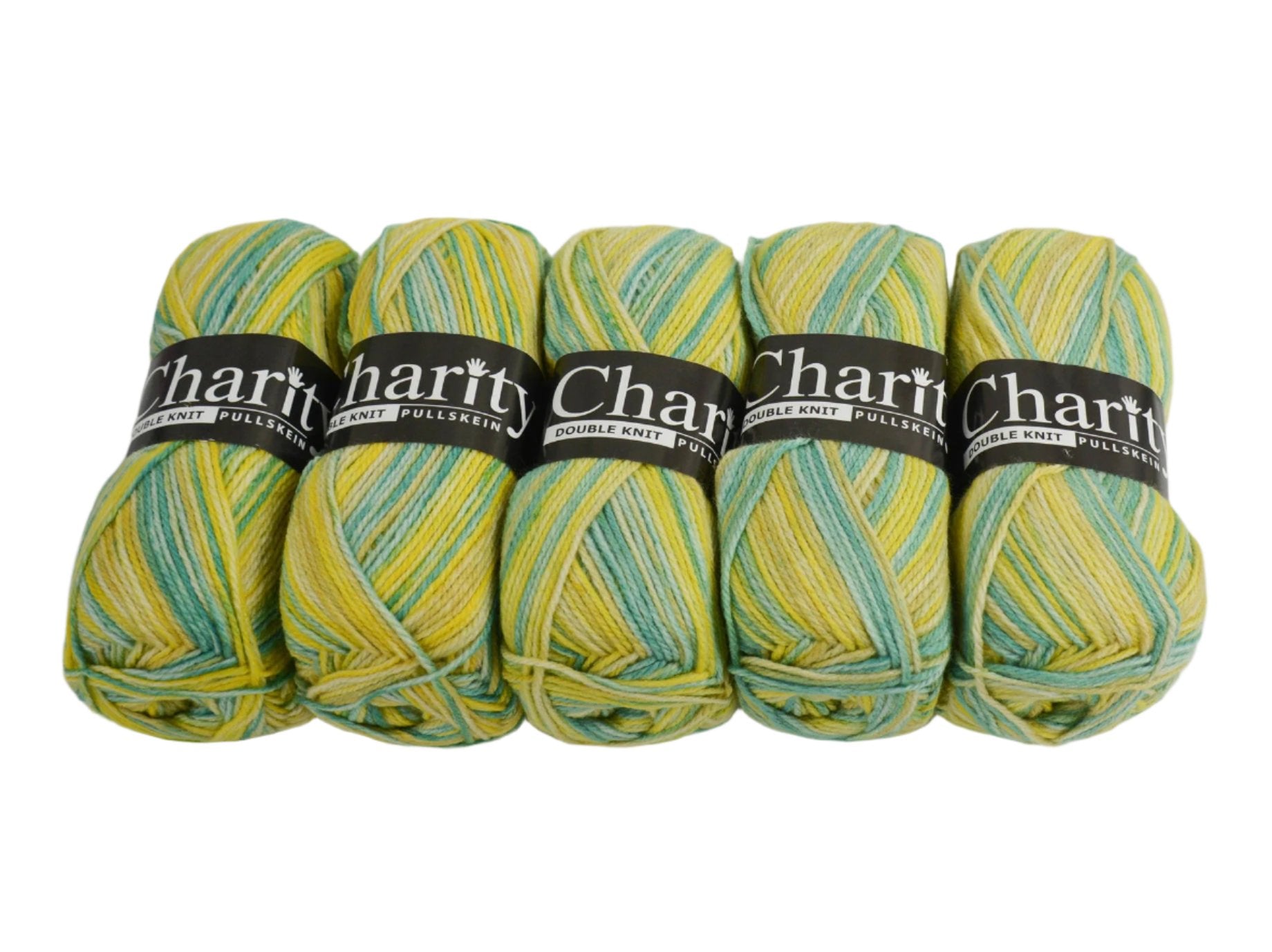 100G 5Pc Charity Print Pullskein Green Banana