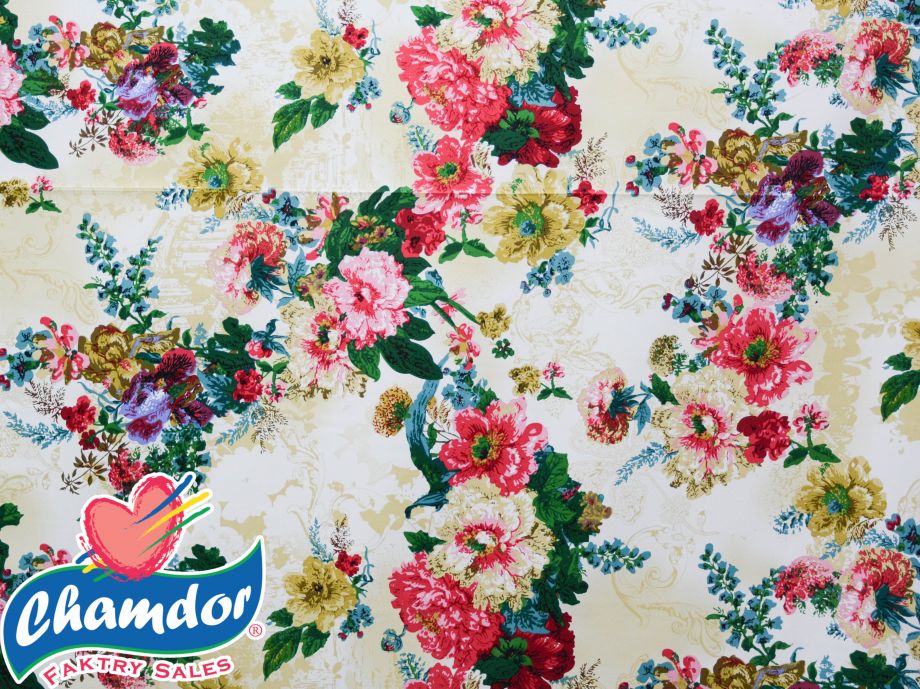 150cm Reactive Cotton Prints Curtaining CU251-162