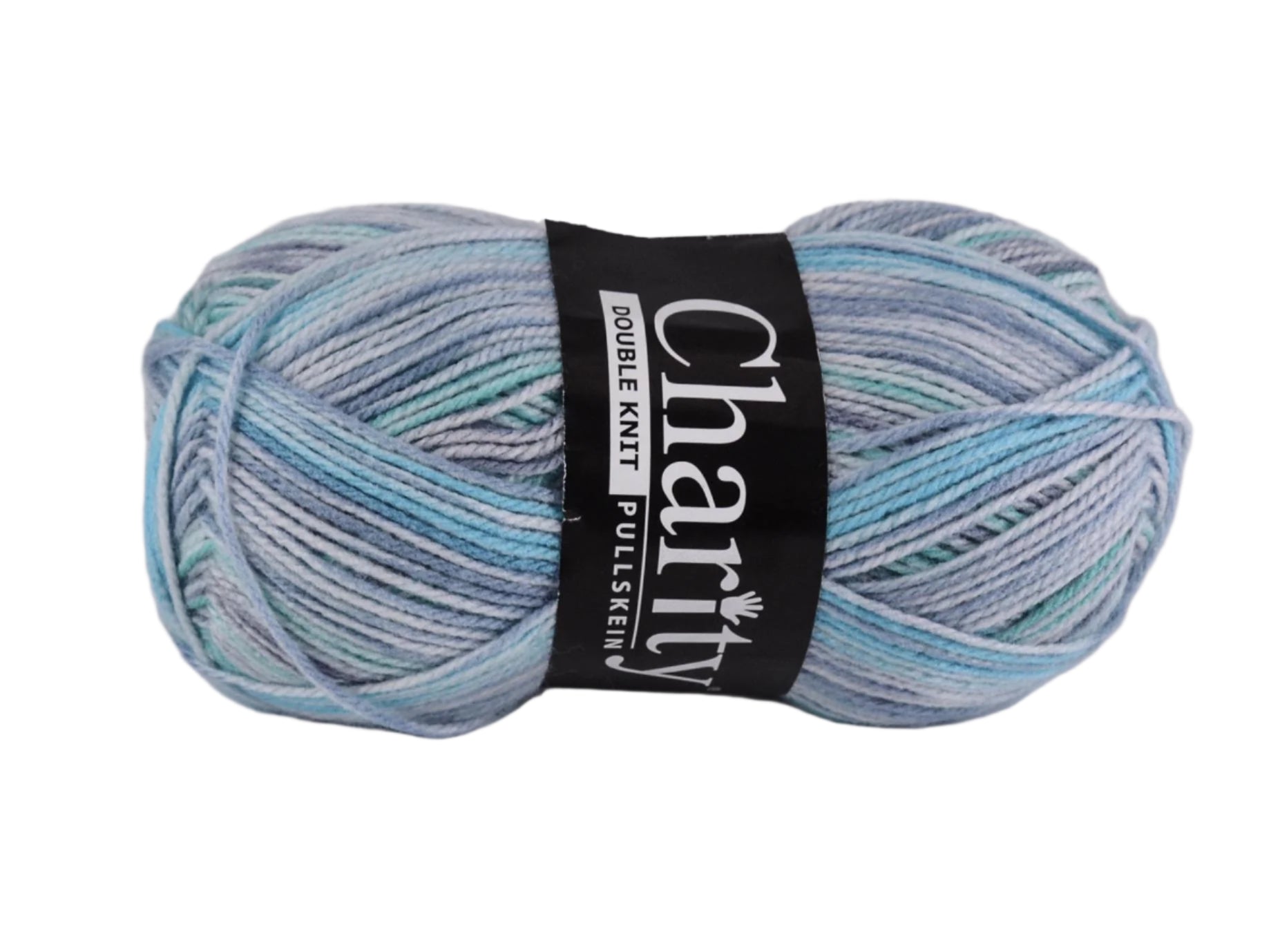 100G Charity Print Pullskein Bahama Blue