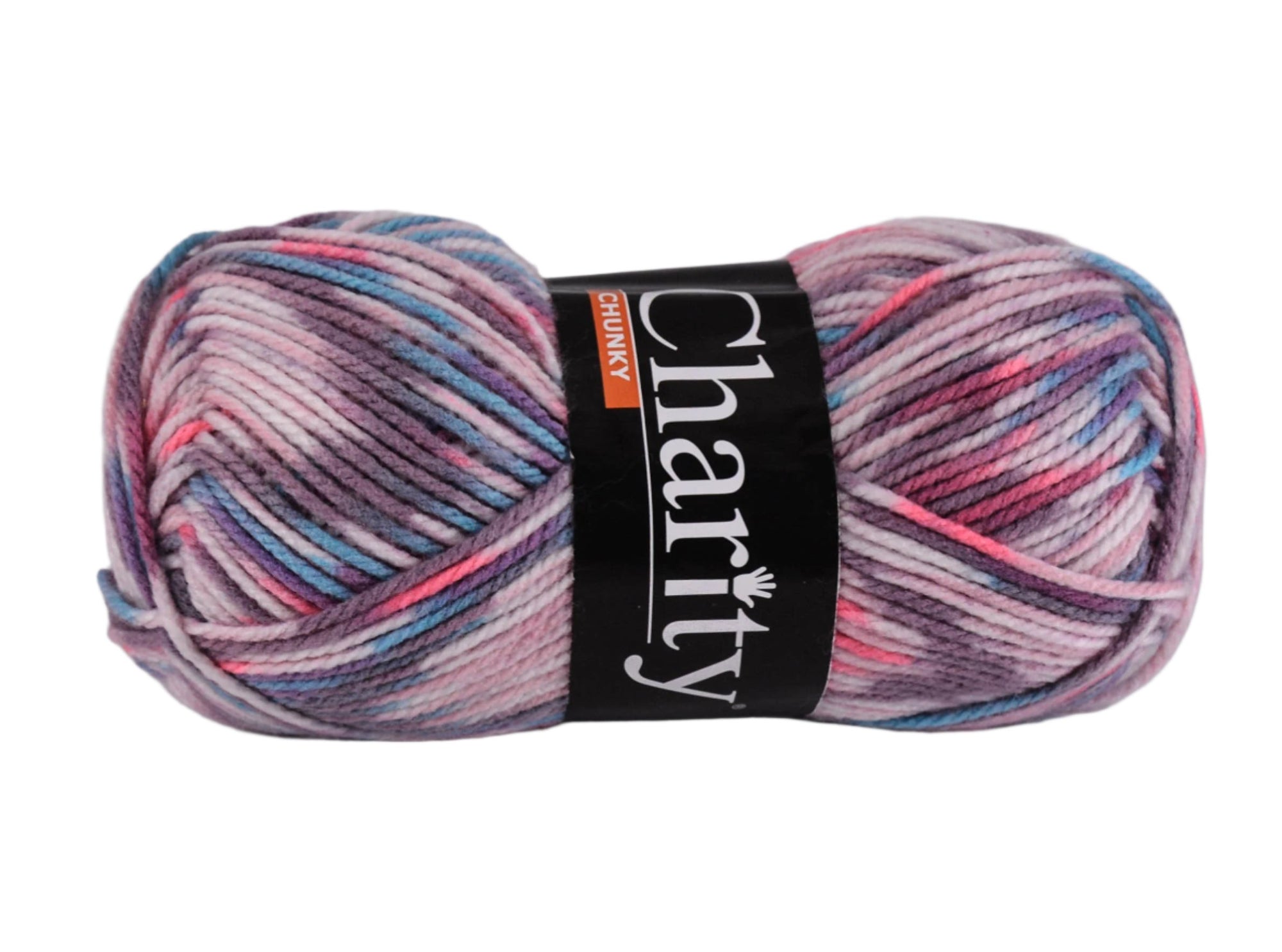 100G Charity Chunky Print Razzberry Punk