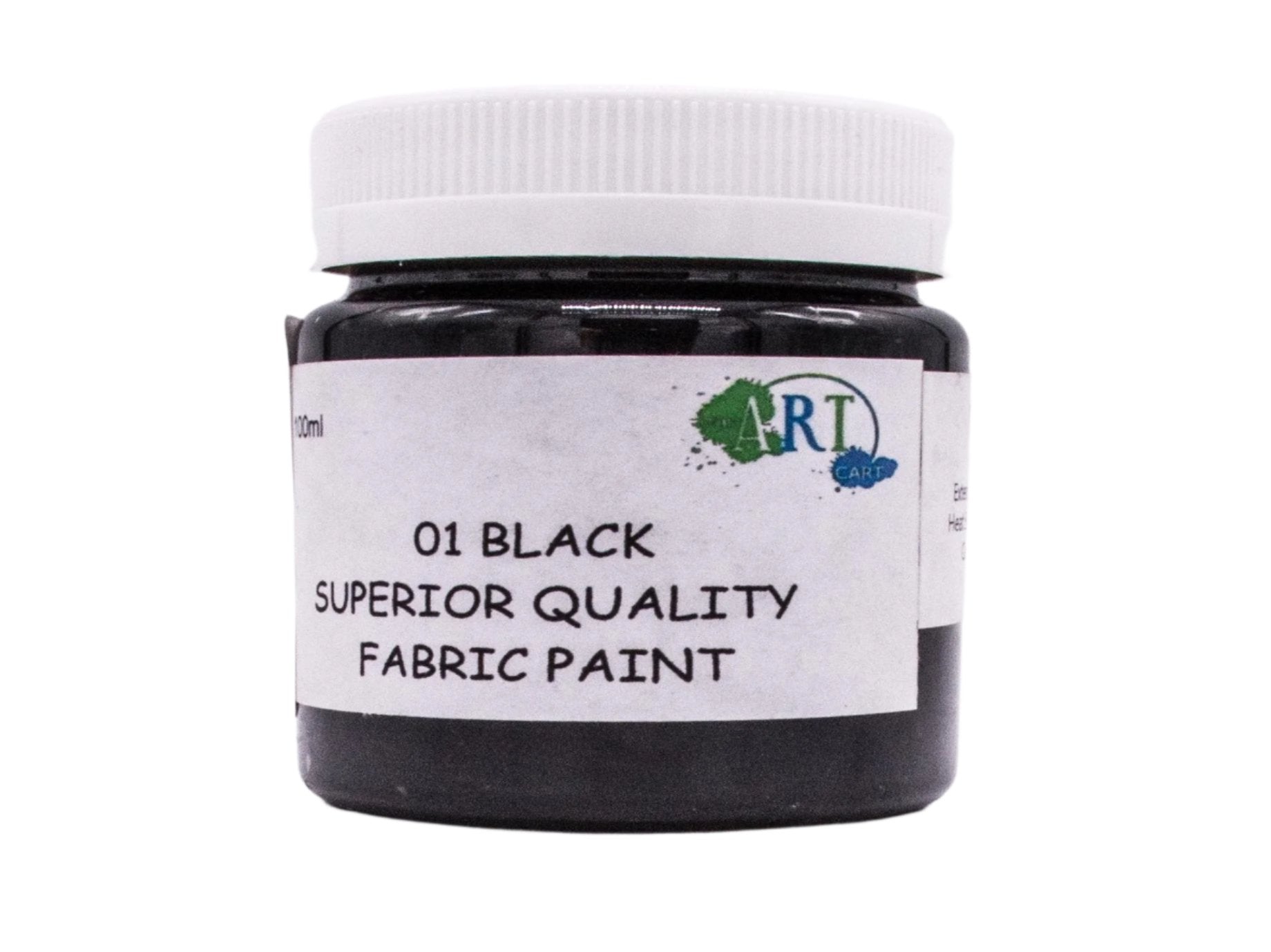 100Ml Fabric Paint Black Chamdor Faktry Sales