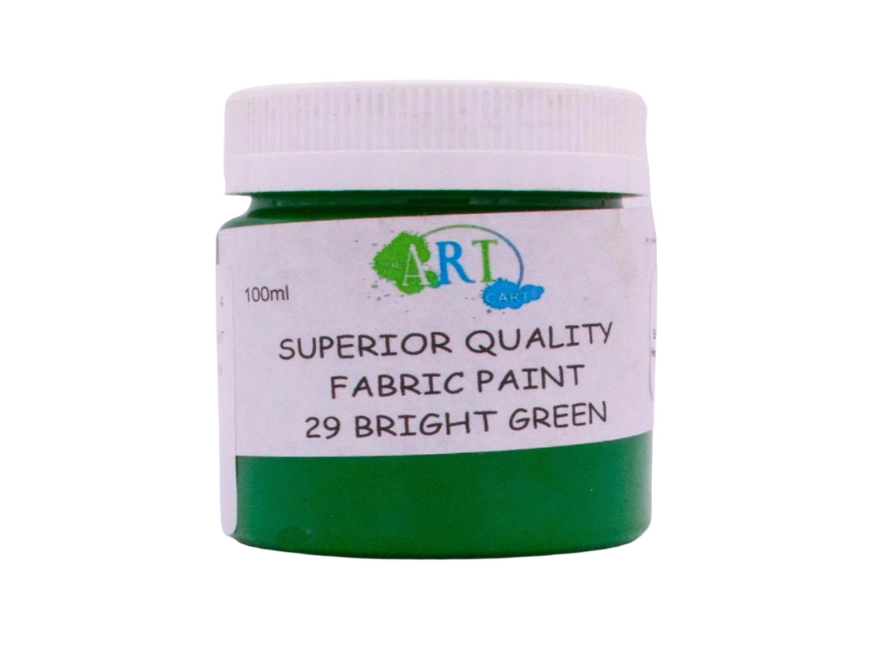 100Ml Fabric Paint Bright Green
