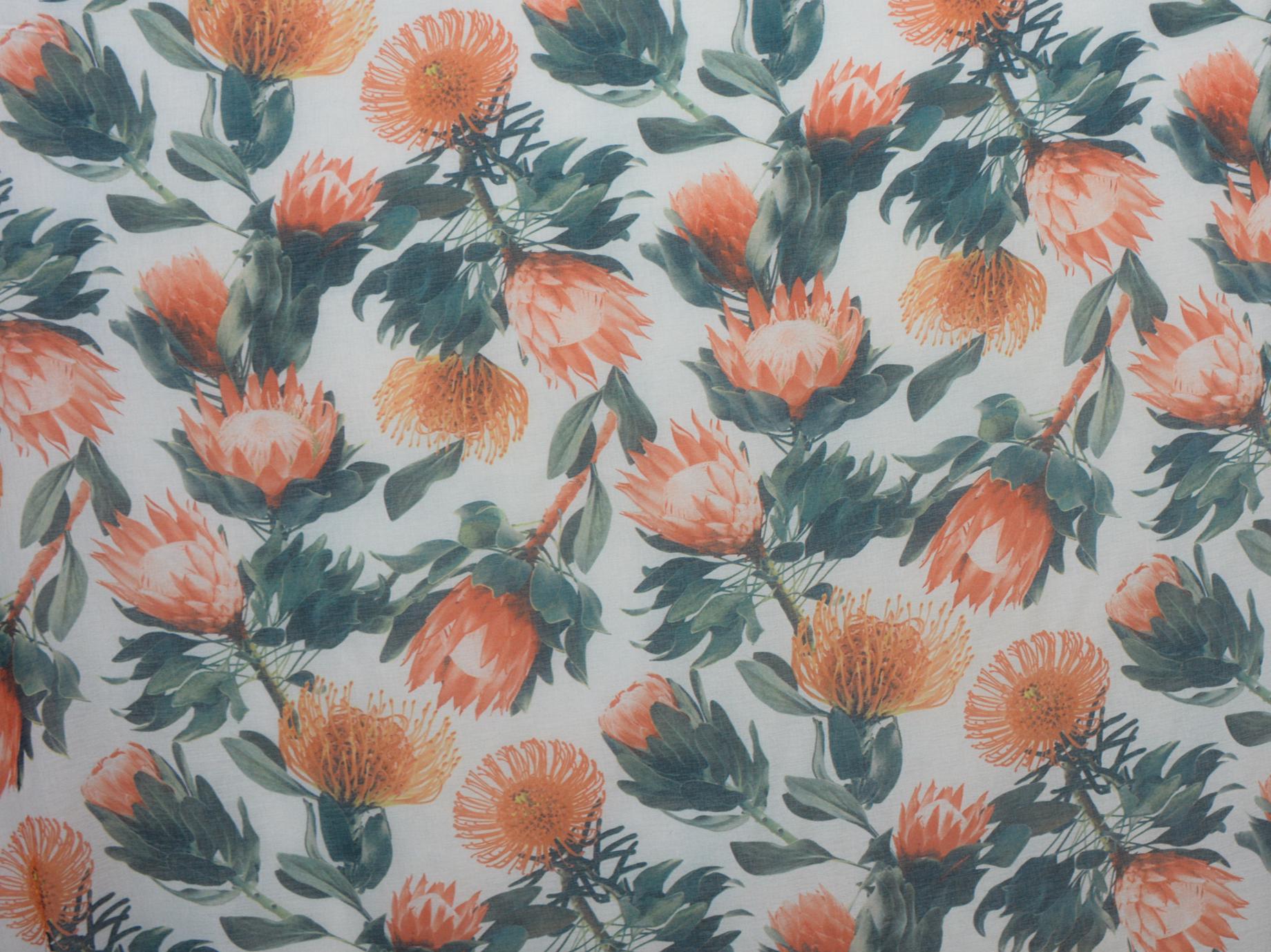 280cm Fleurs D’Afrique Voile CU1239-2