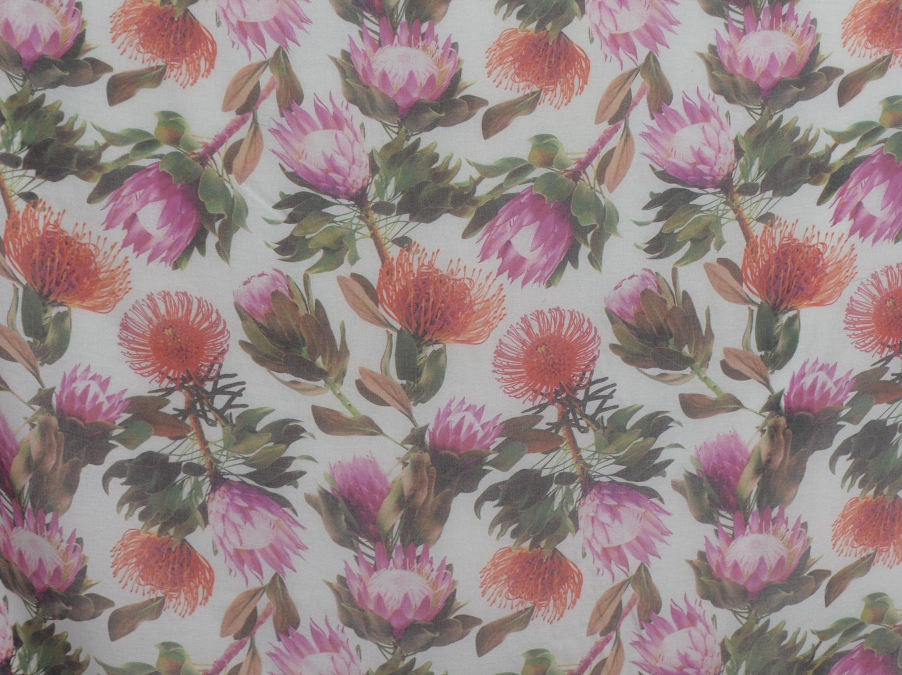 280cm Fleurs D’Afrique Voile CU1239-3