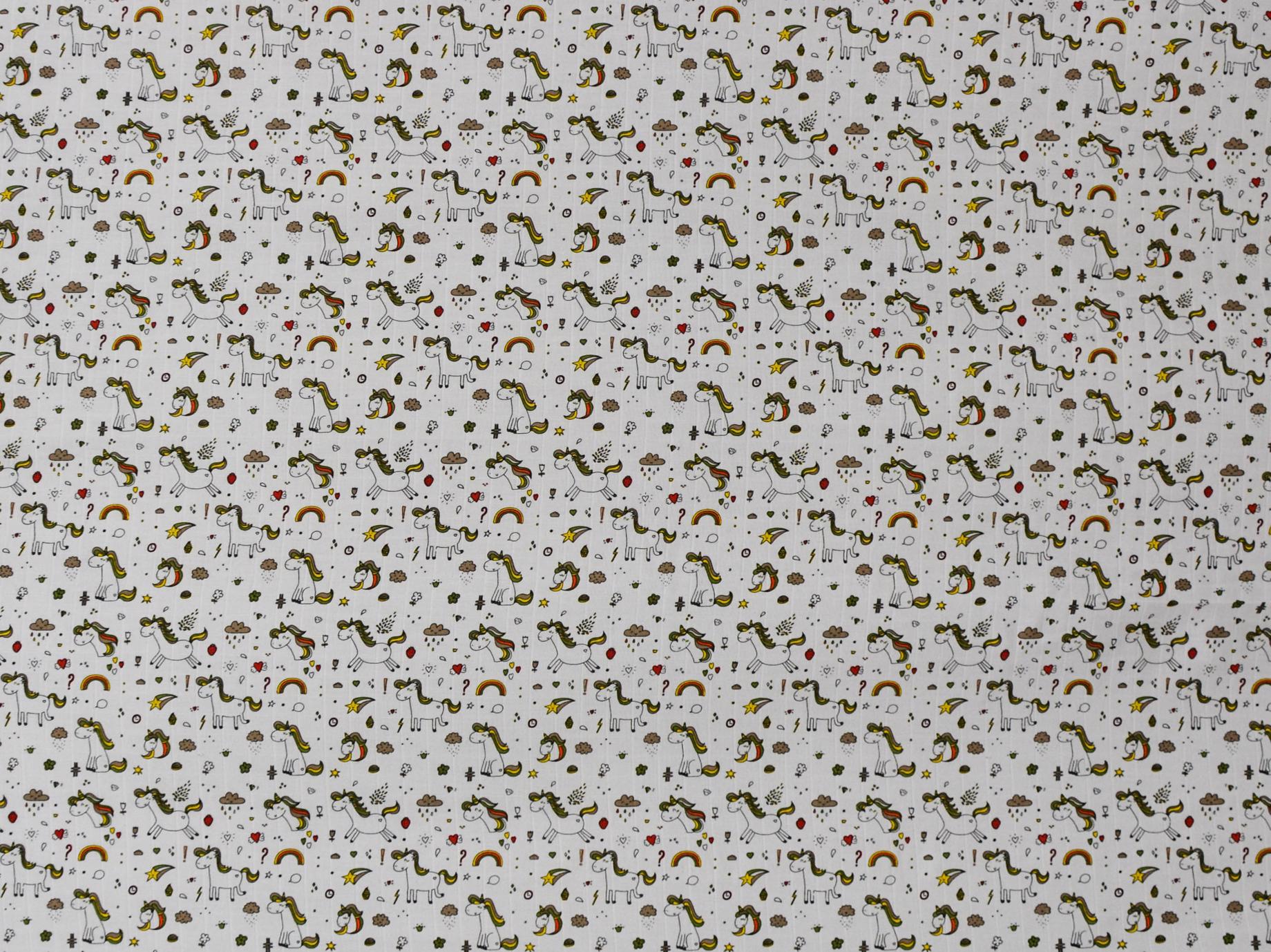 160cm 100% Cotton Printed Muslin DR1551-26