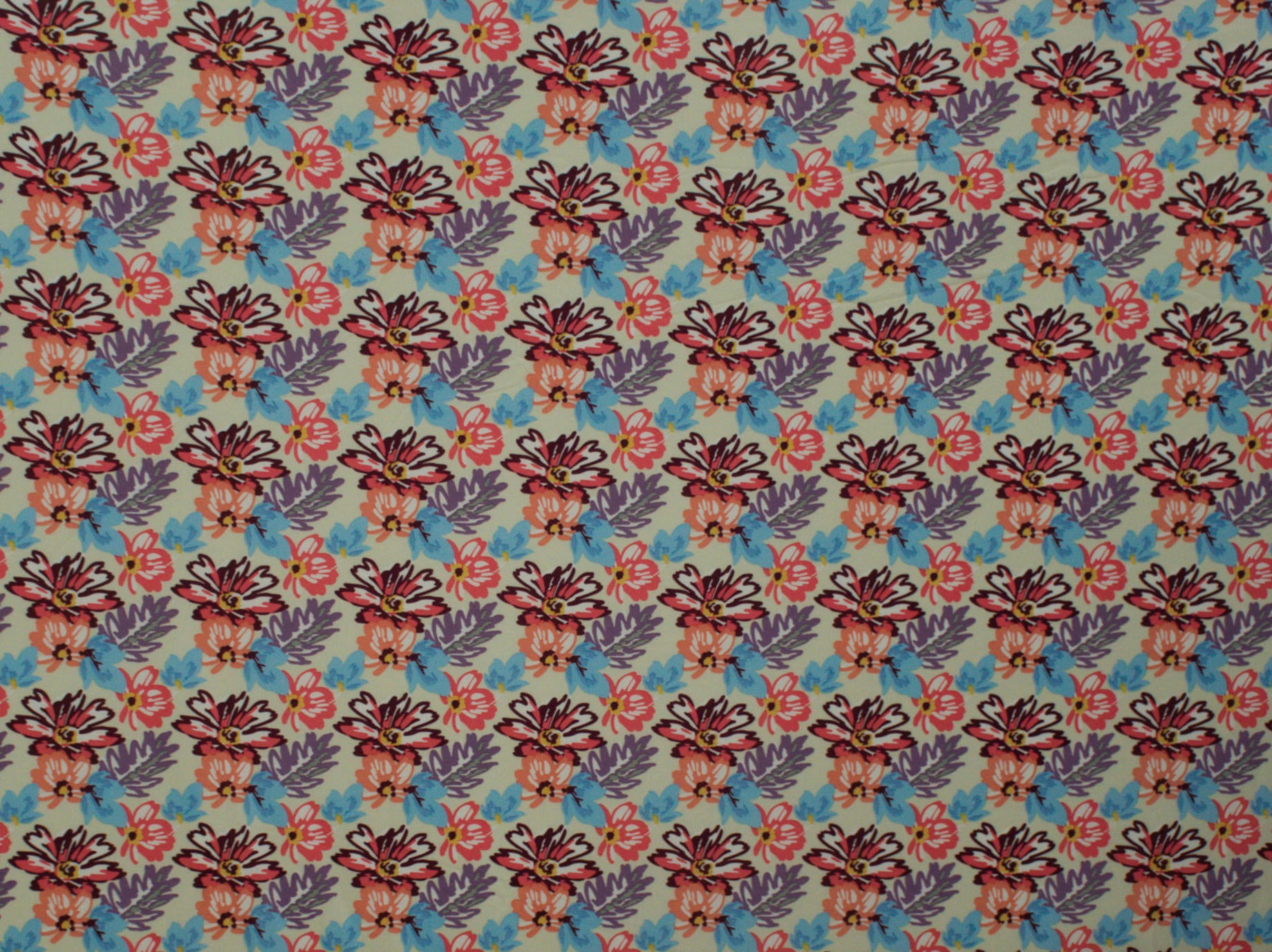 150cm Printed Scuba Crepe DR1874-12