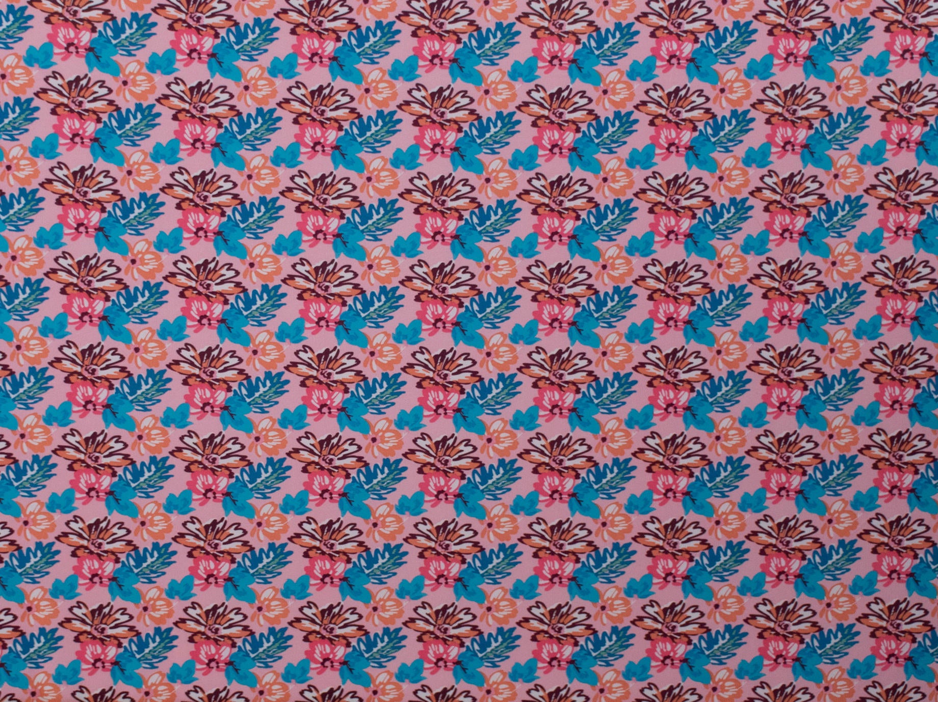 150cm Printed Scuba Crepe DR1874-14