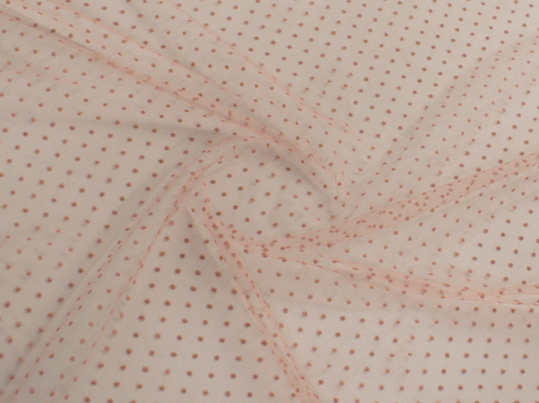 150cm Dot Flocked Tulle DR1908-1