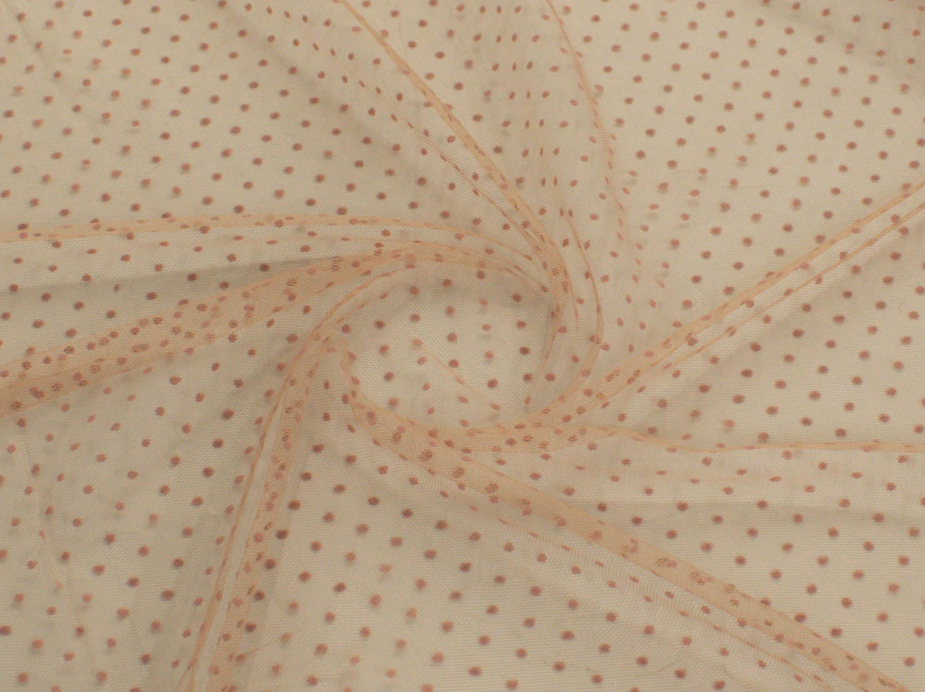 150cm Dot Flocked Tulle DR1908-2