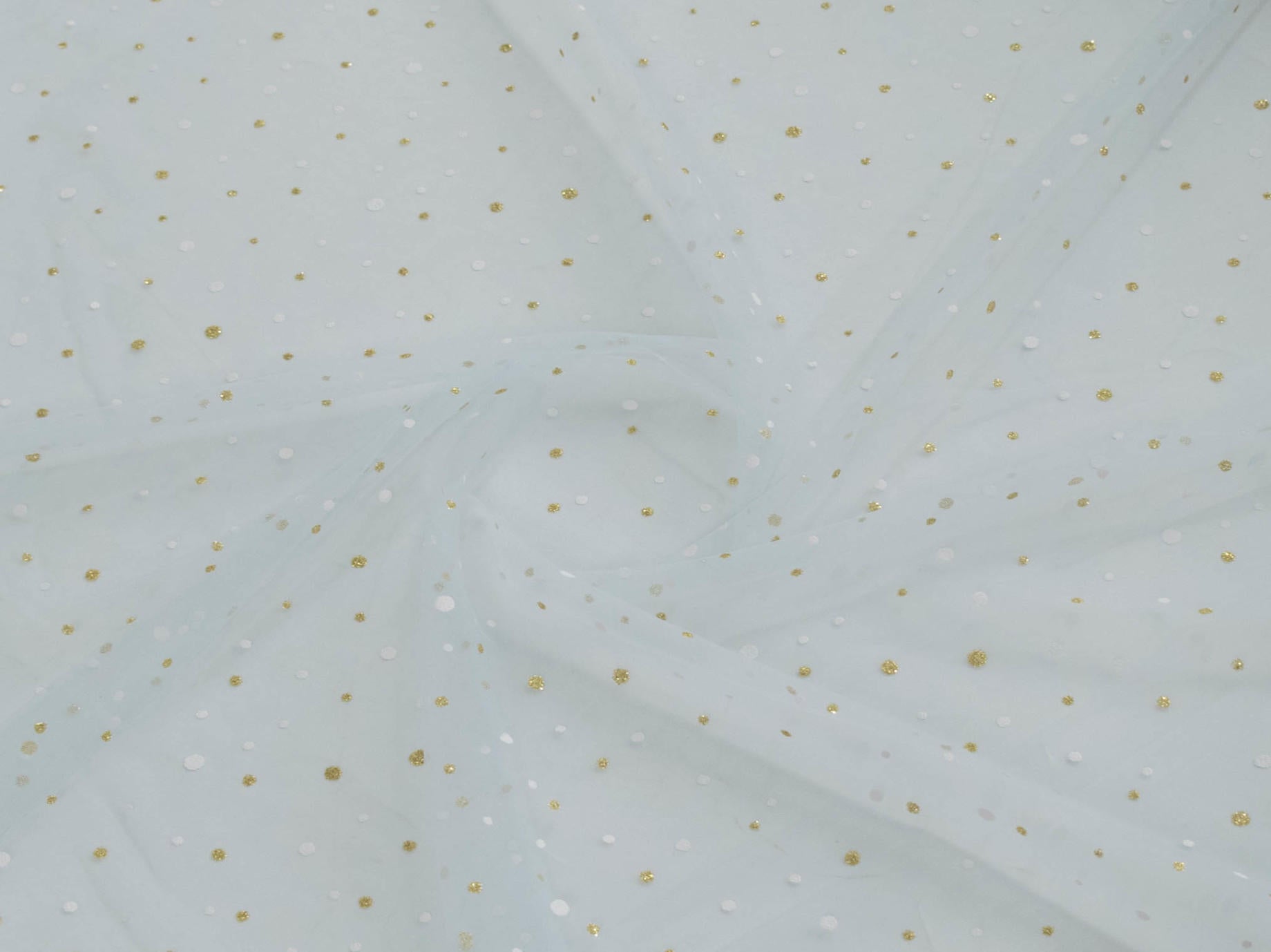 145cm Metallic Nylon Tulle DR1914-1