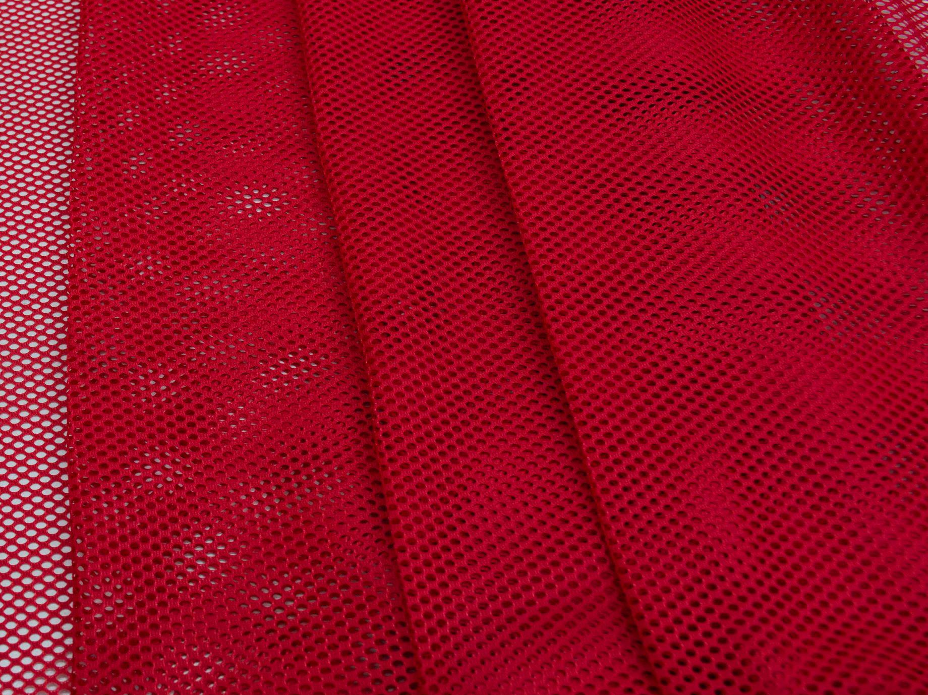 150cm Base Ball Fabric Red DR406-5
