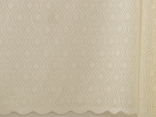 Jacquard Lace Curtain Cream LC118