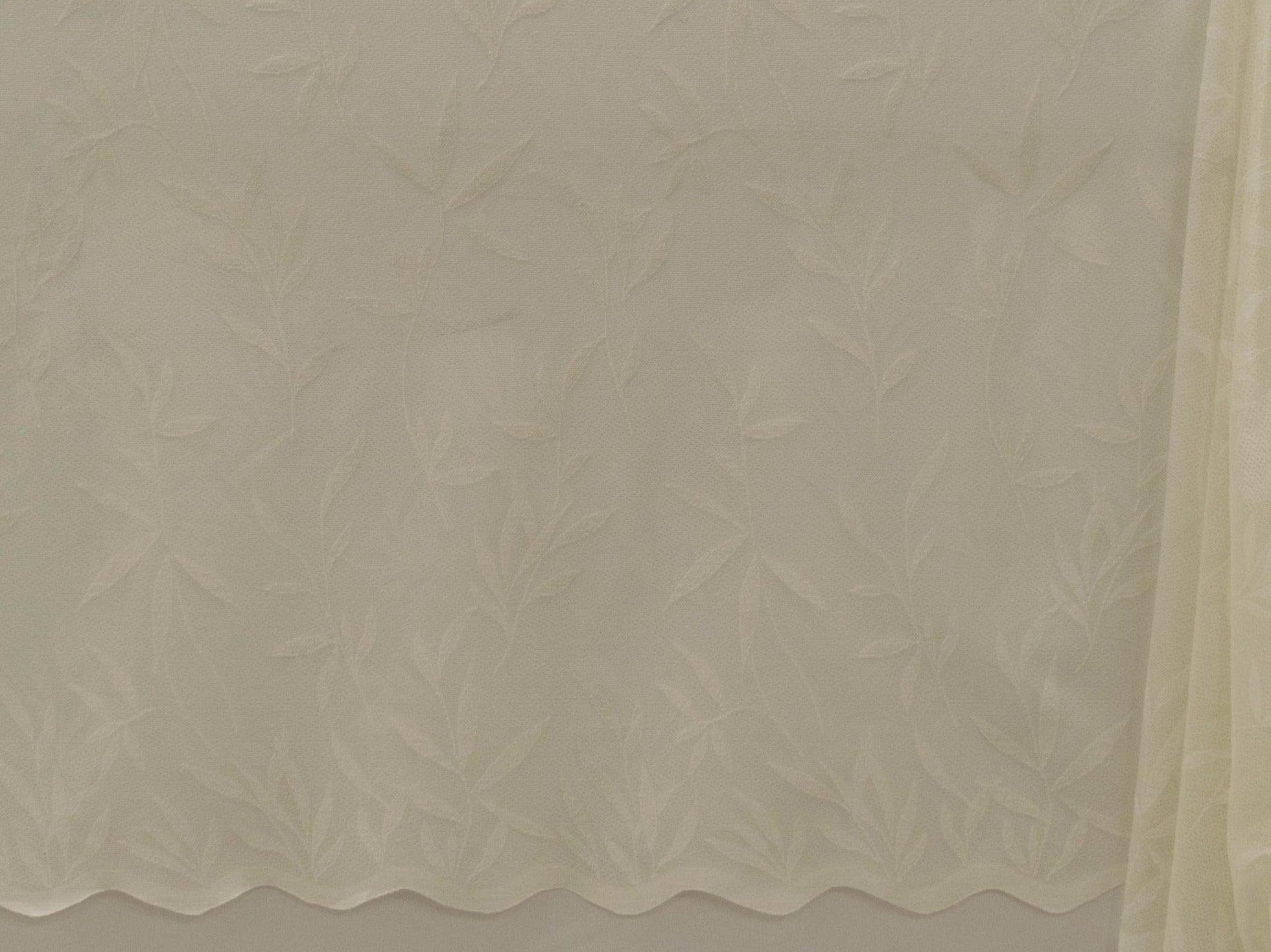 Jacquard Lace Curtain Cream LC120