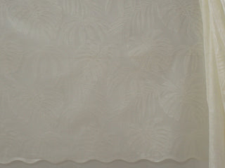 Jacquard Lace Curtain Cream LC126