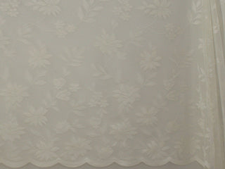 Jacquard Lace Curtain Cream LC128