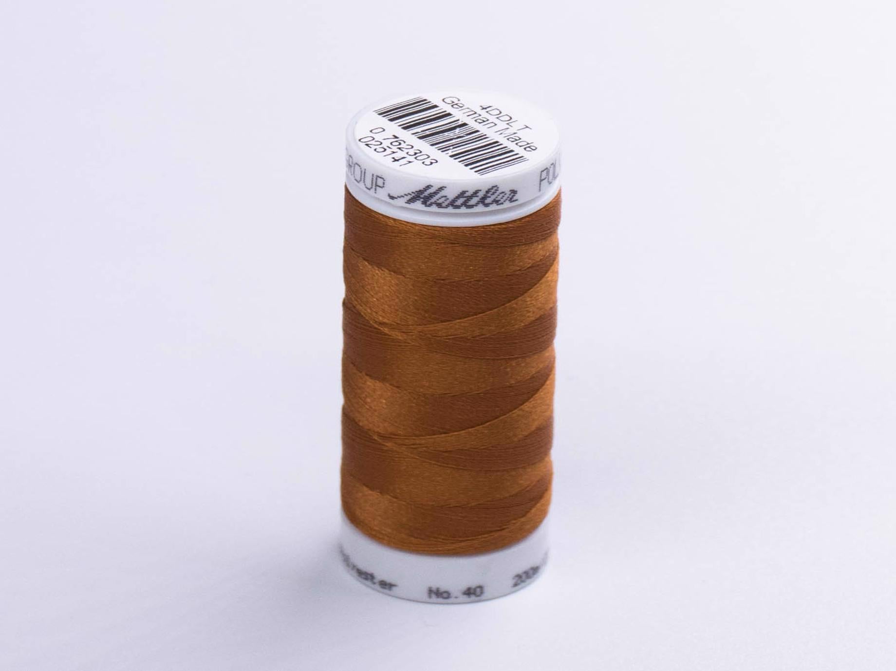 200M Mettler Poly  Sheen Thread Brown Mt 0932