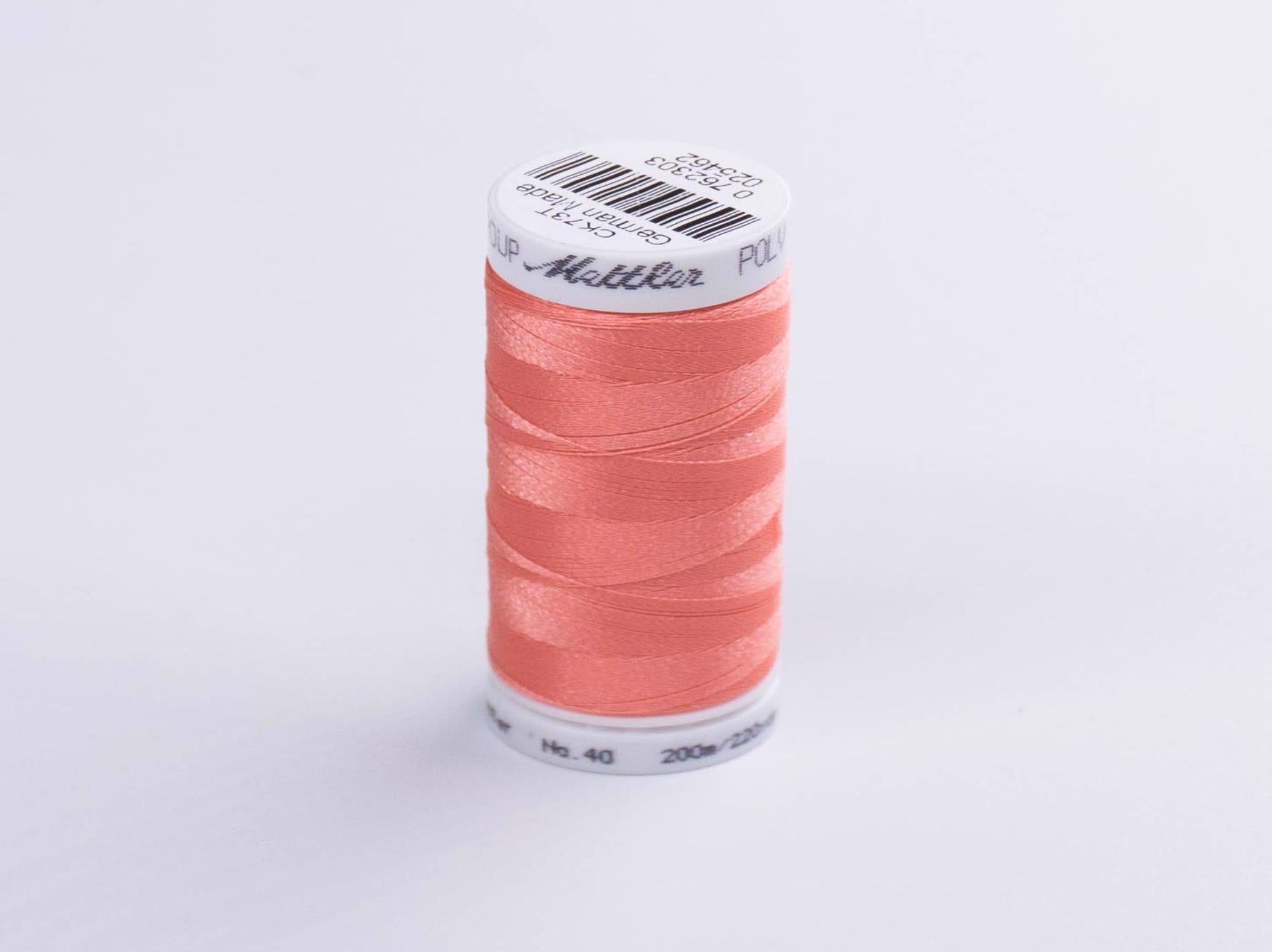 200M Mettler Poly  Sheen Thread Pink Mt 1532
