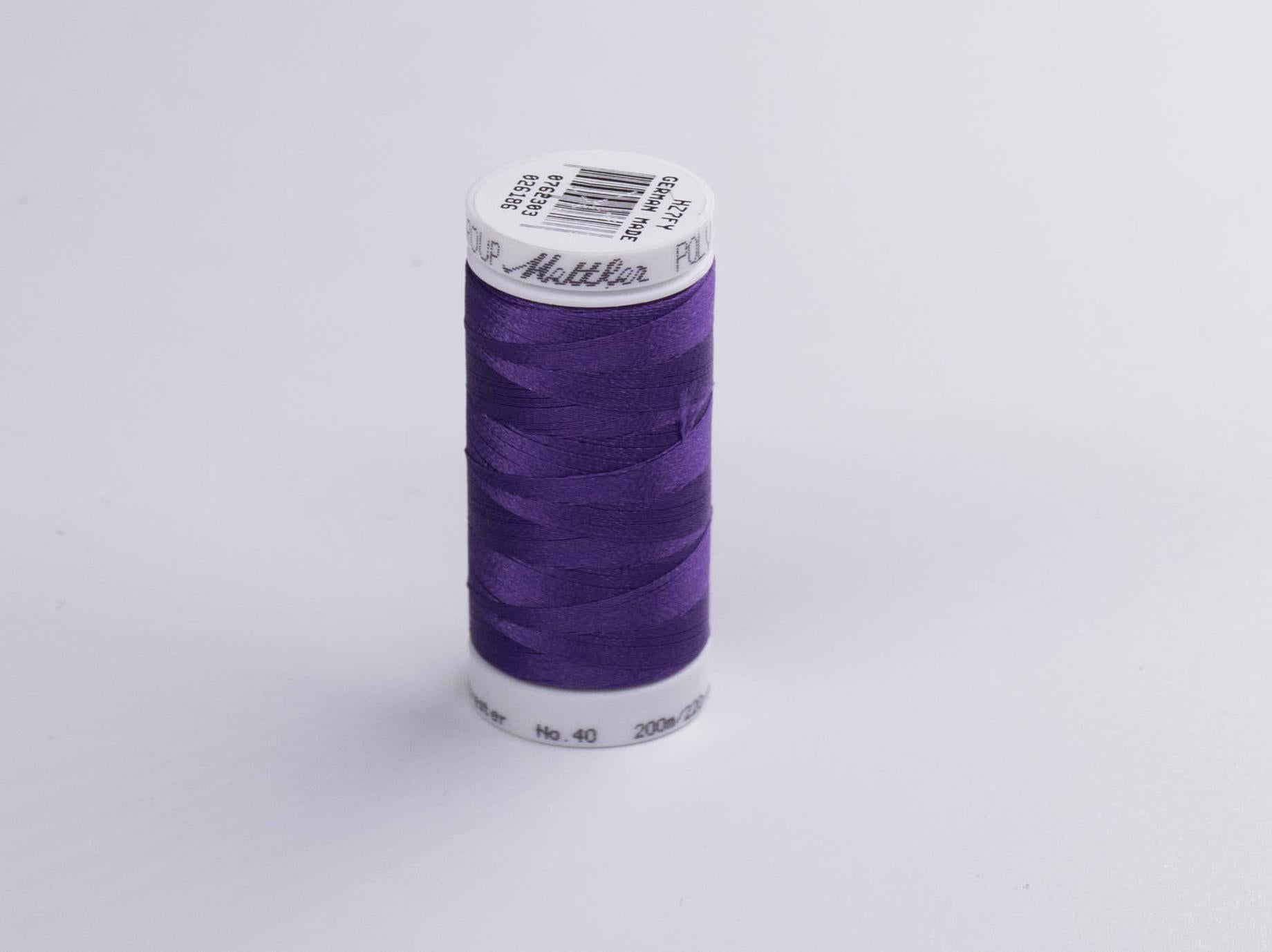 200M Mettler Poly  Sheen Thread Purple Mt 3541