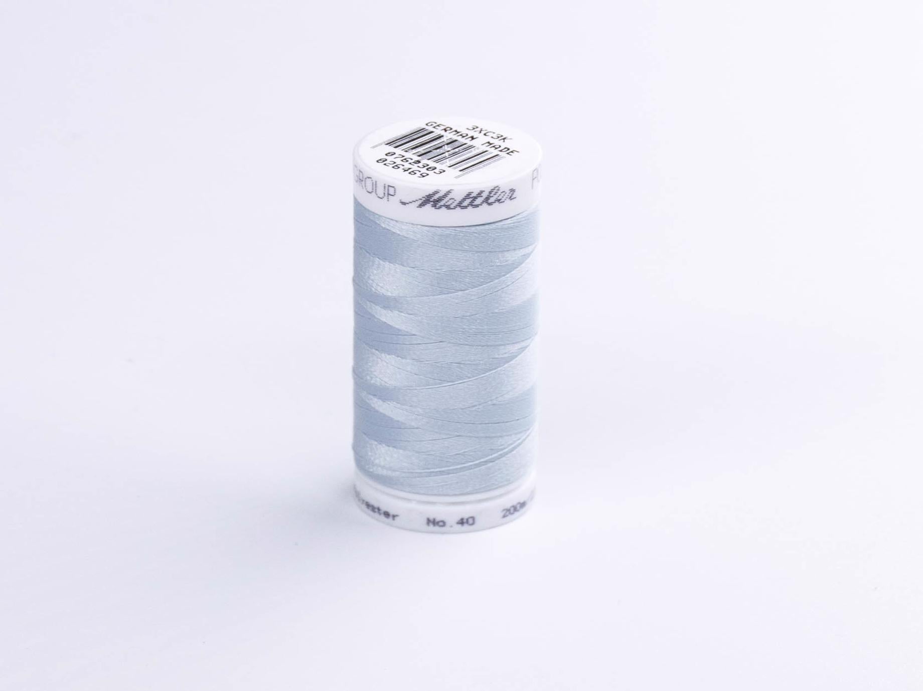 200M Mettler Poly  Sheen Thread Blue Mt 4071