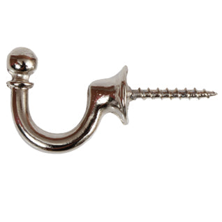 2'S Metal Tieback Hooks Chrome