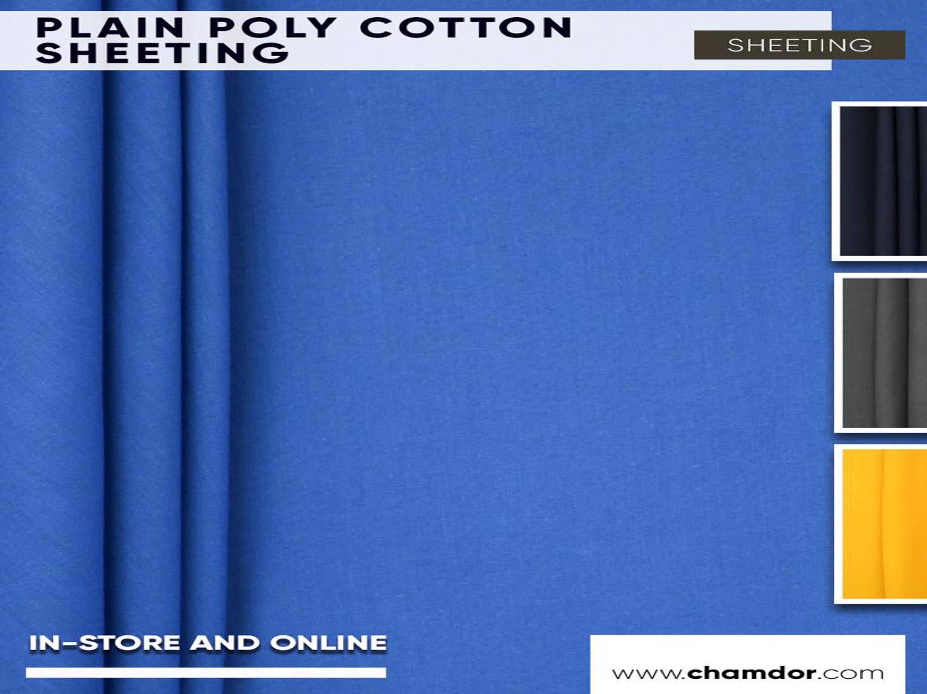 Plain Poly Cotton