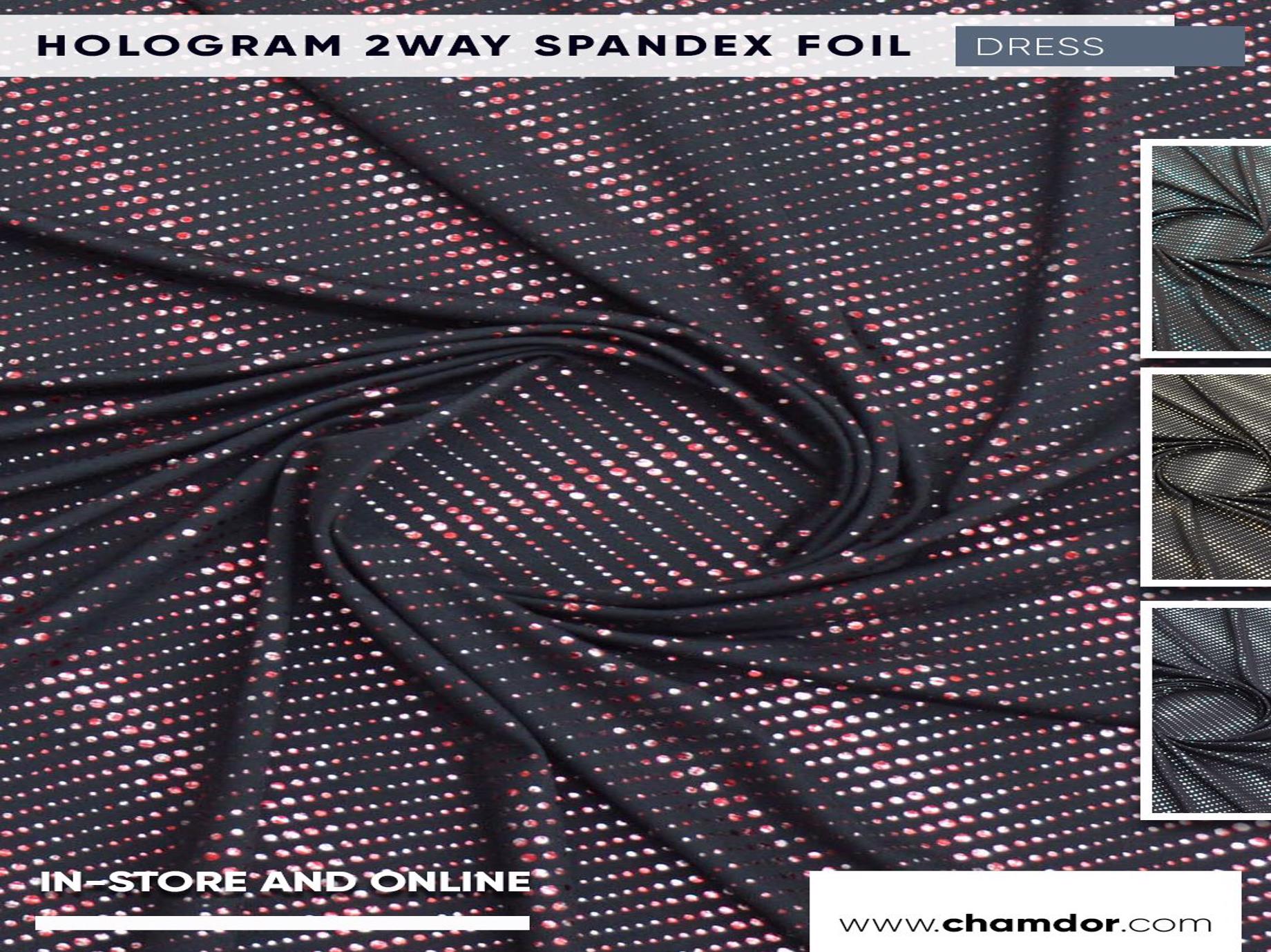 Hologram 2way Spandex Foil