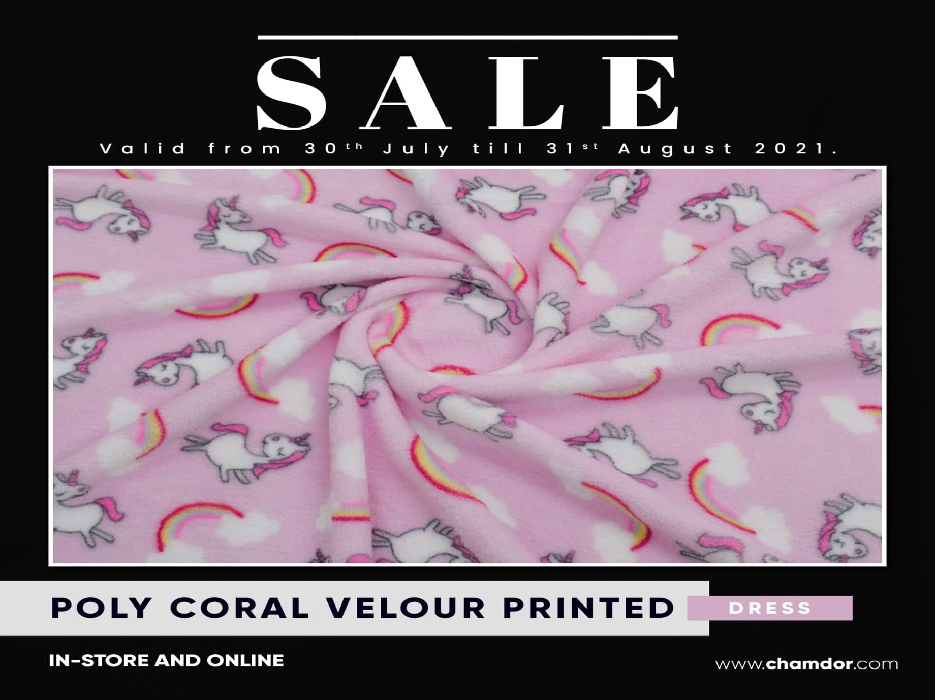 Coral Velour - Sale