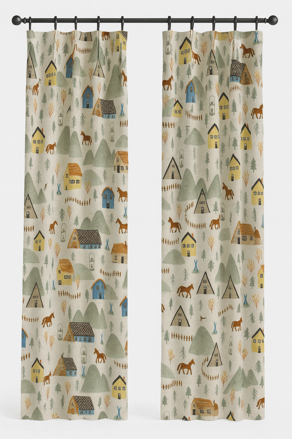 Printed Kiddies Curtaining