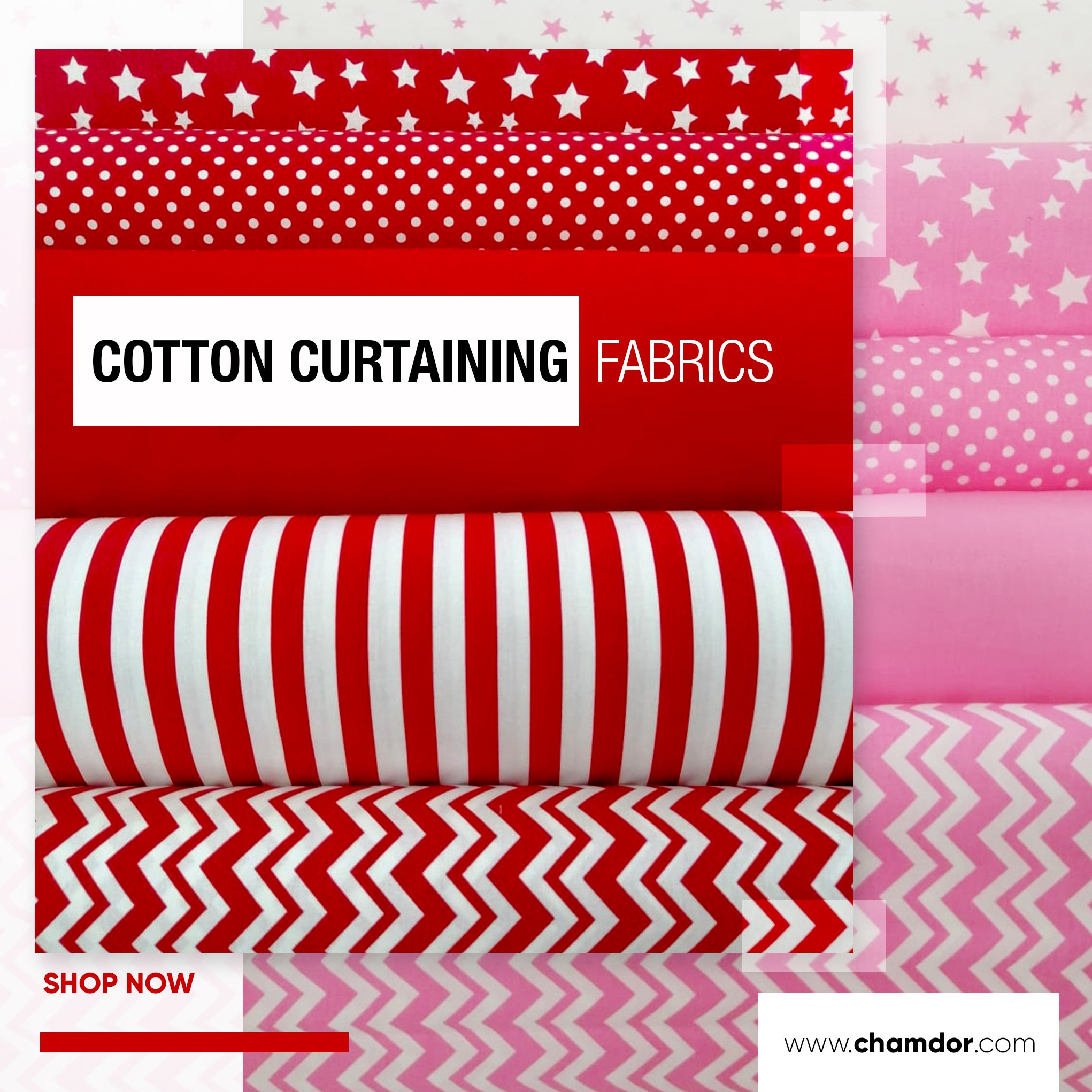 Cotton Curtaining Fabrics